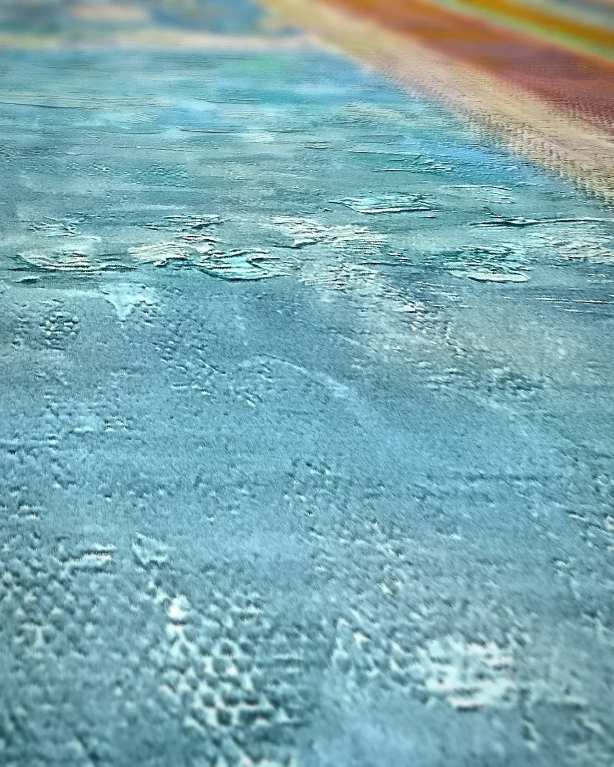 De tafel aan zee, Villefranche-sur-Mer op geweven fluweel, uitsnede 2 van 3