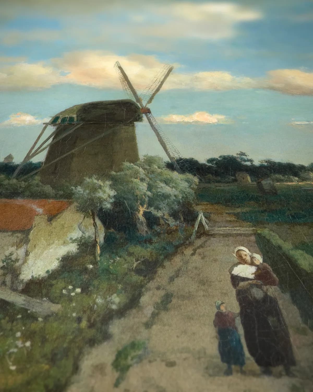 De Trekvliet op geweven fluweel, uitsnede 3 van 3