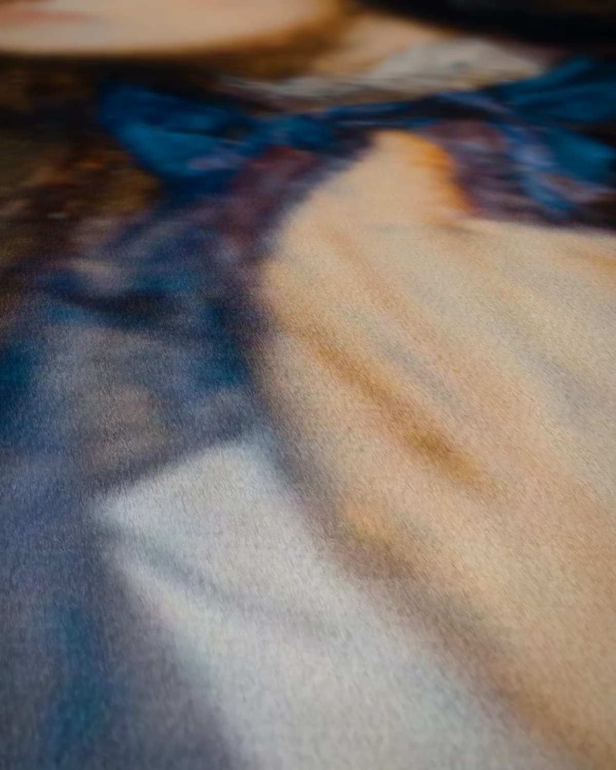 De trouwkaarten op geweven fluweel, uitsnede 2 van 3