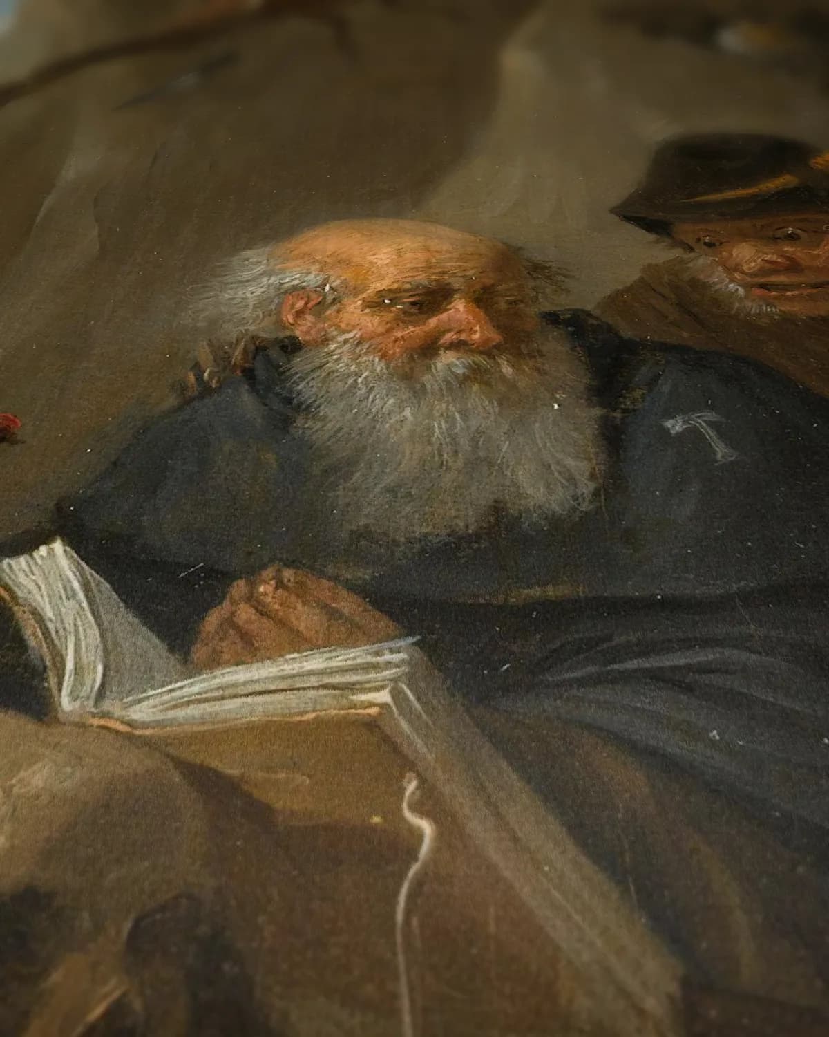 De verzoeking van de heilige Antonius op geweven fluweel, uitsnede 3 van 3