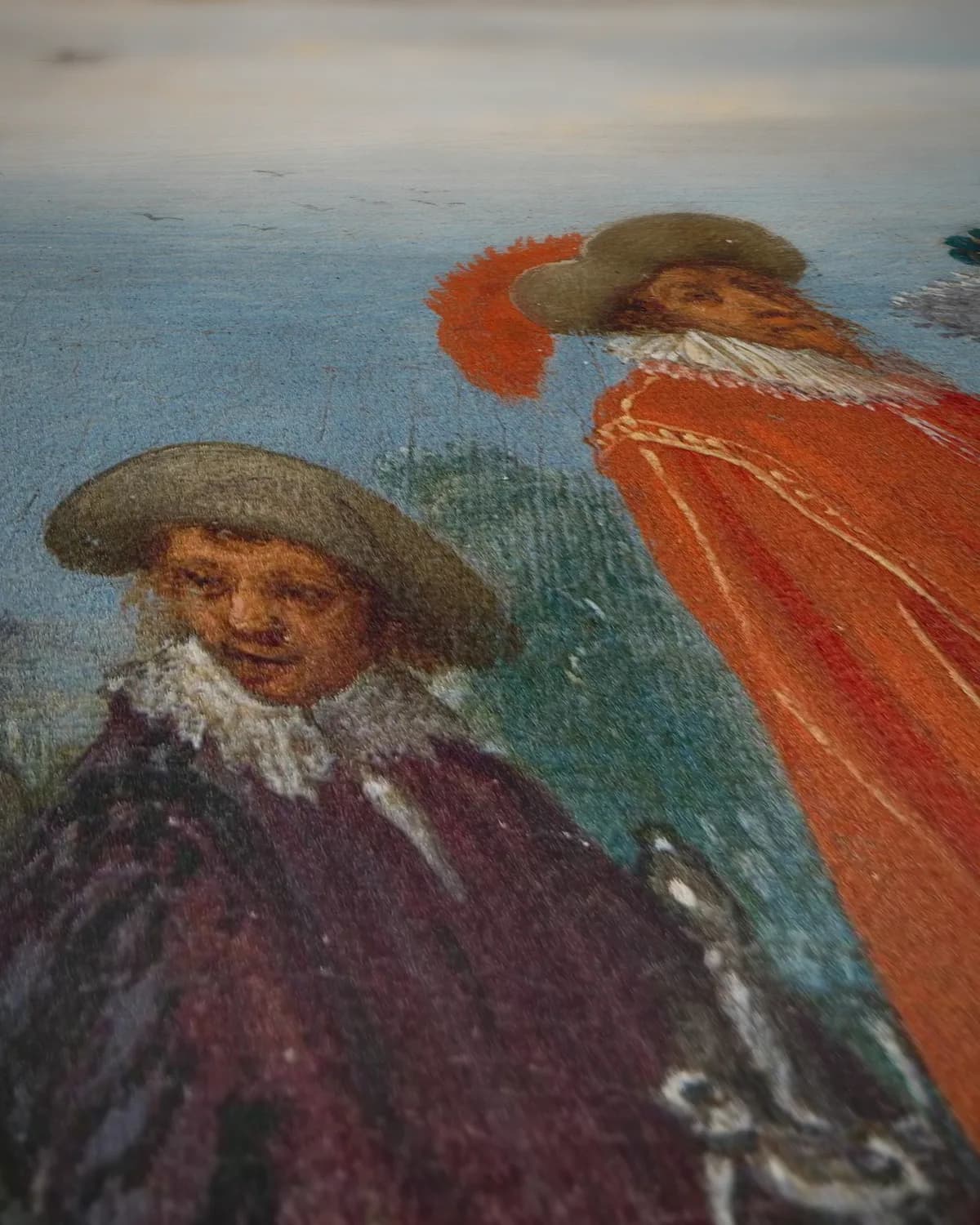 De vier jaargetijden op geweven fluweel, uitsnede 2 van 3