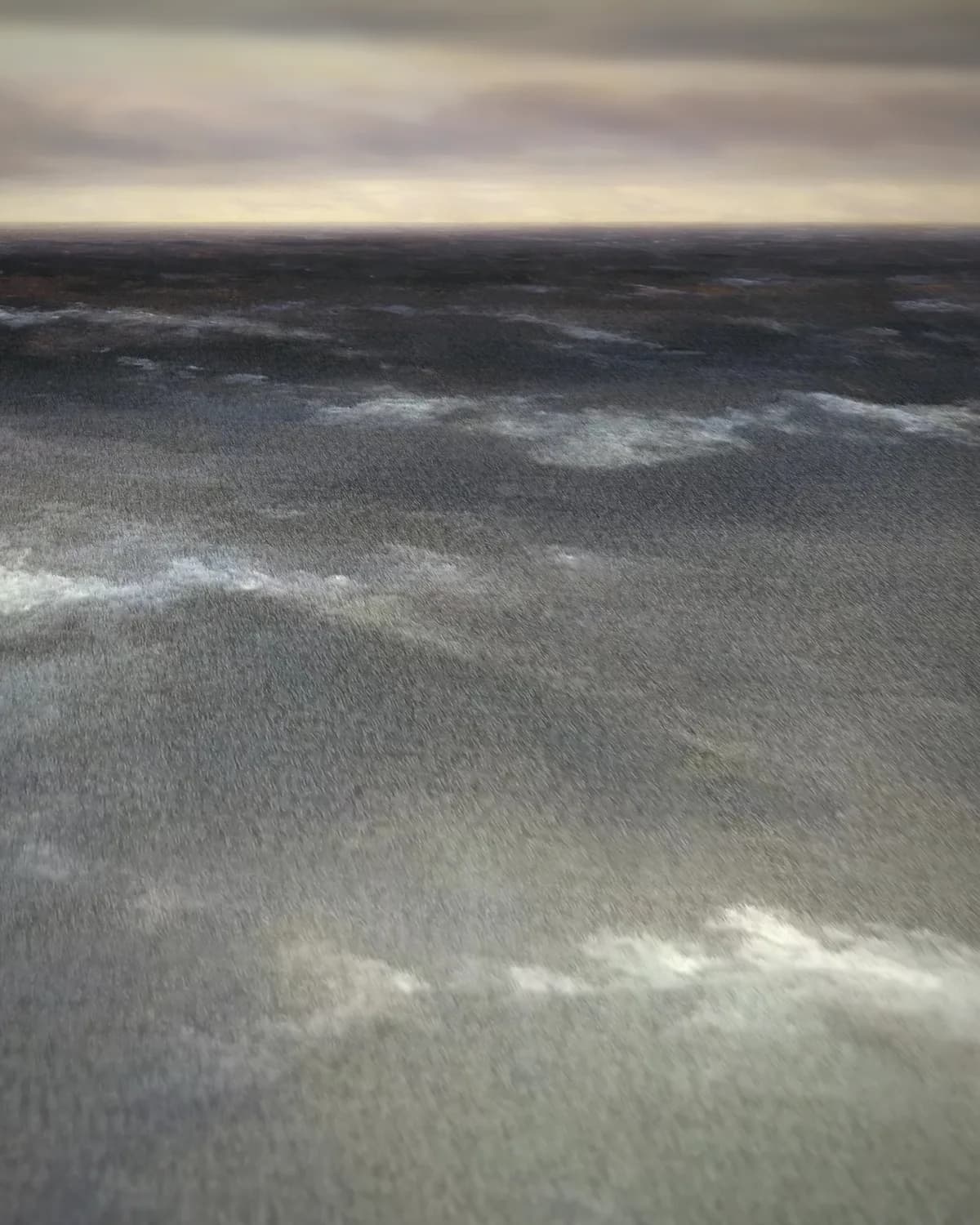 De Zwarte Zee, een opkomende storm op geweven fluweel, uitsnede 2 van 3