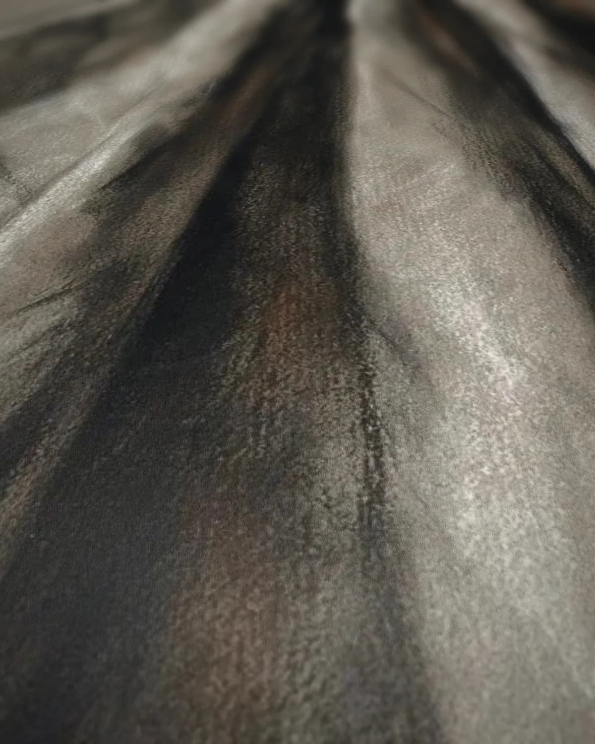 Draperie aan een punt op geweven fluweel, uitsnede 3 van 3