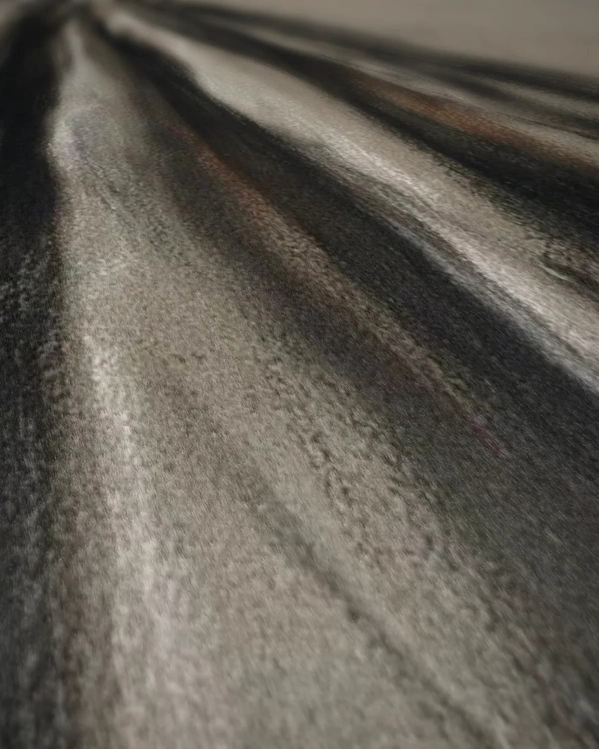 Draperie aan een punt op geweven fluweel, uitsnede 2 van 3