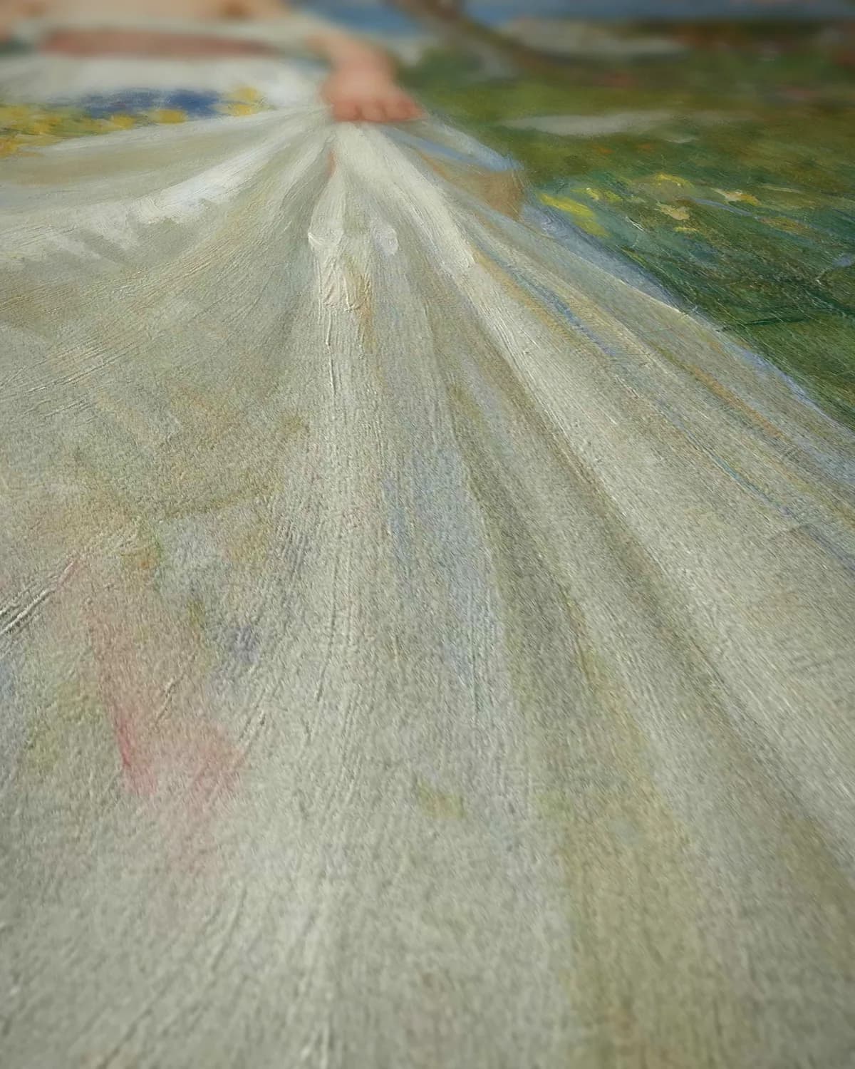 Een lied van de lente op geweven fluweel, uitsnede 2 van 3