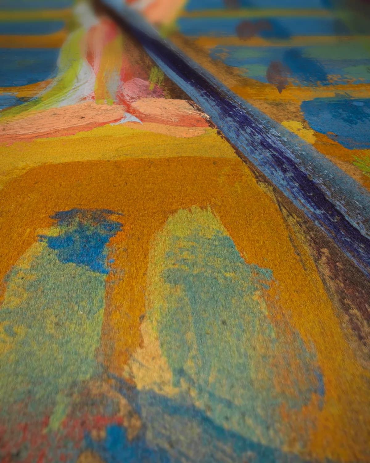 Erich Heckel en model in het atelier op geweven fluweel, uitsnede 1 van 3