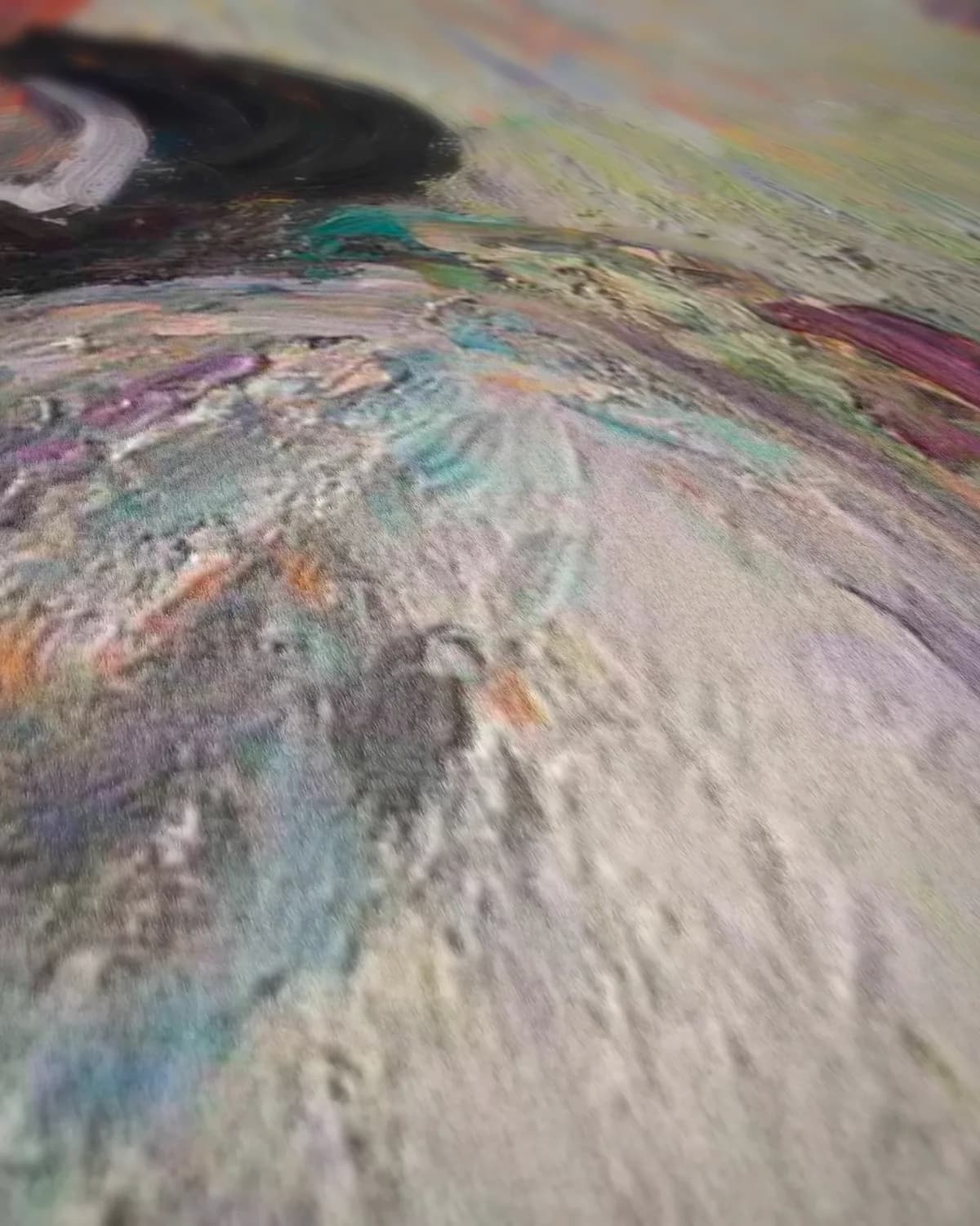 Lezende Félix Pissarro op geweven fluweel, uitsnede 2 van 3