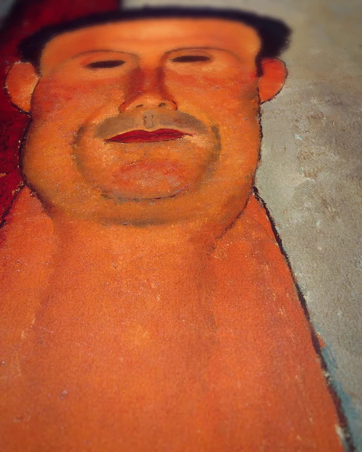 Gaston Modot op geweven fluweel, uitsnede 3 van 3