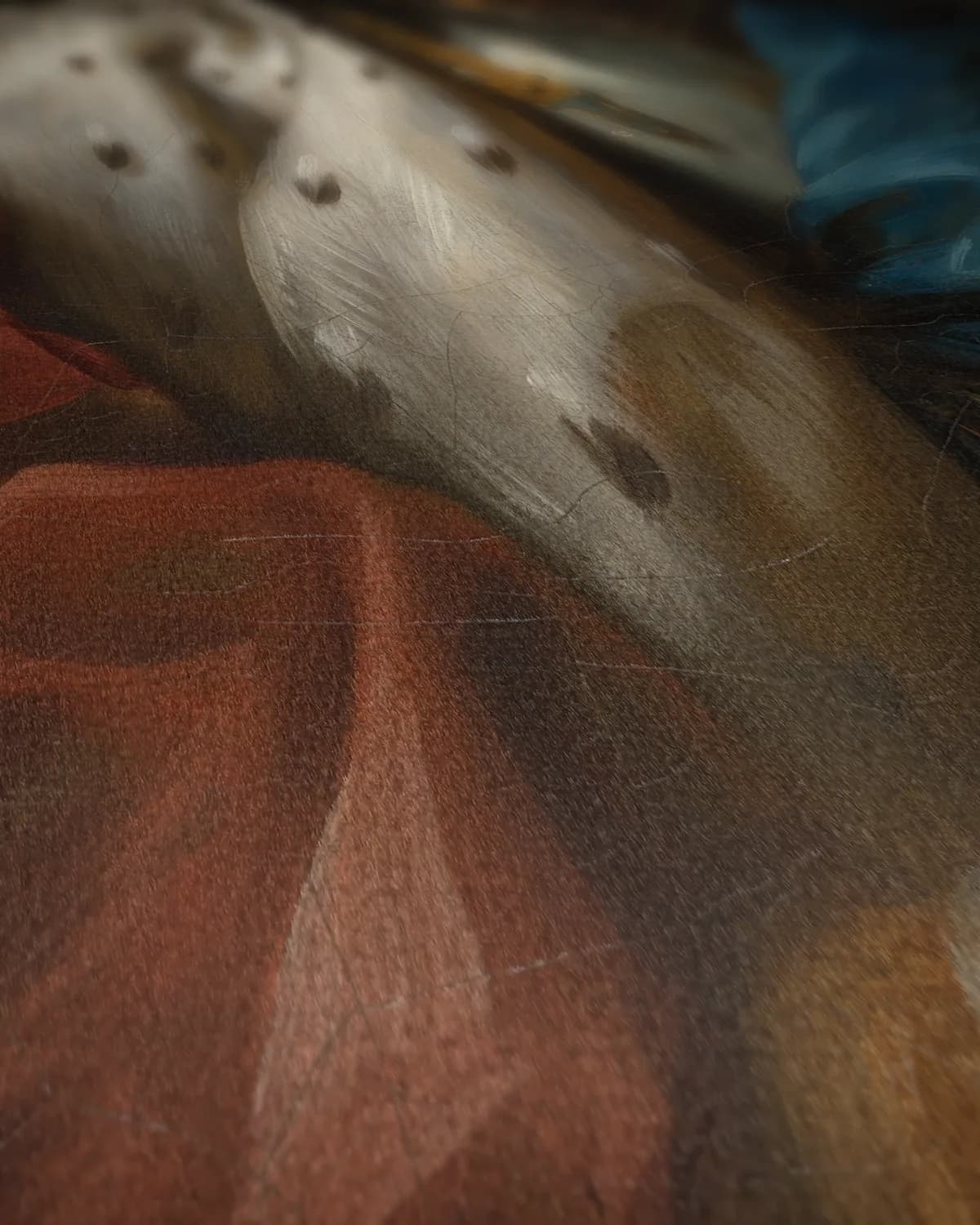 George III op geweven fluweel, uitsnede 2 van 3