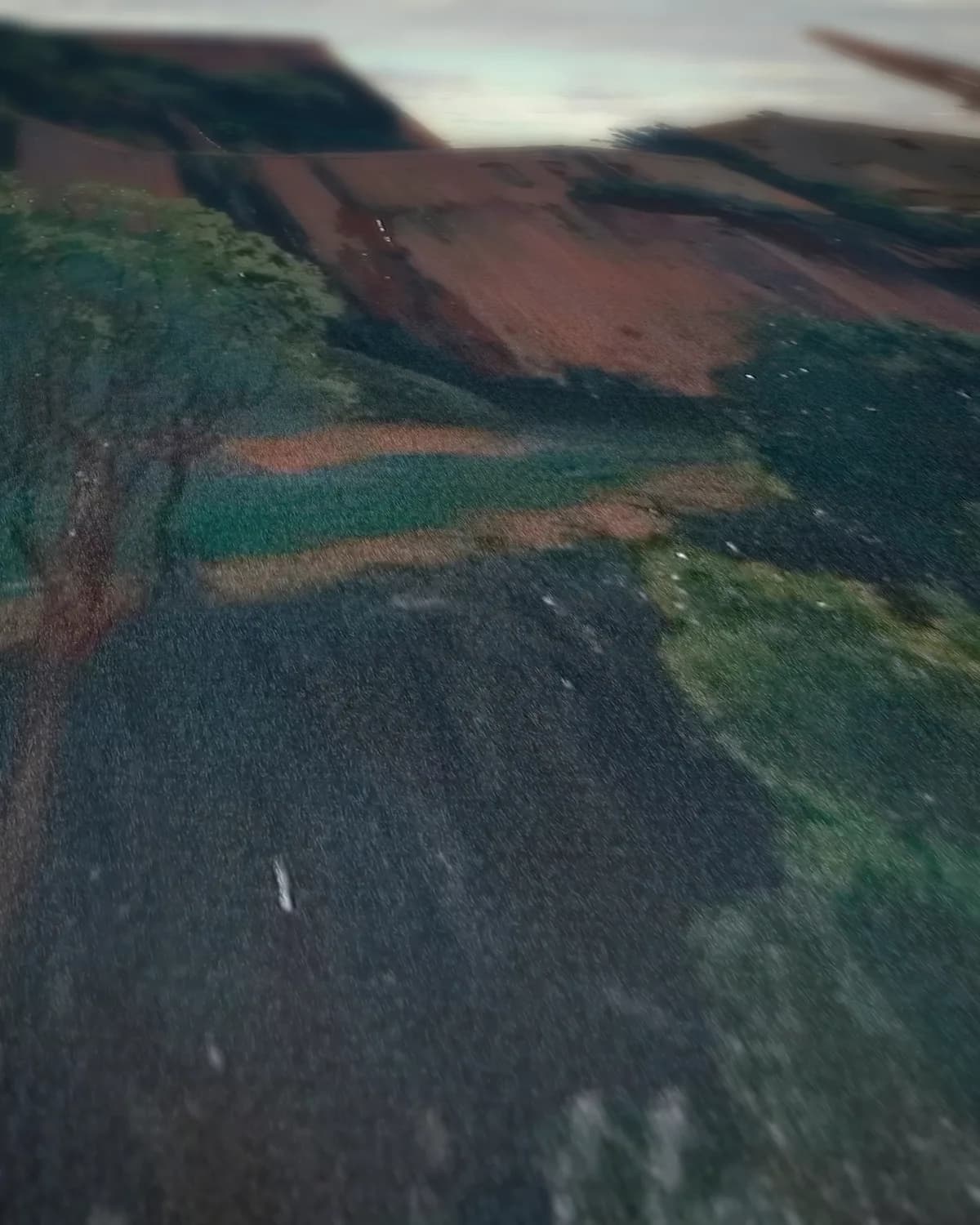Gezicht op Girona op geweven fluweel, uitsnede 2 van 3