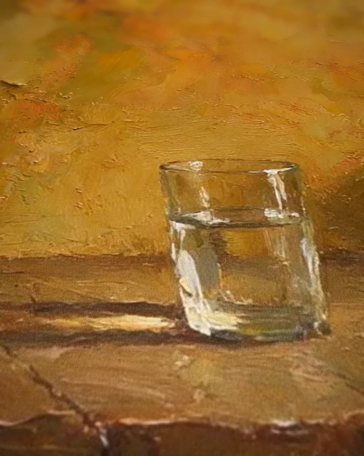 Halfvol glas op geweven fluweel, uitsnede 3 van 3