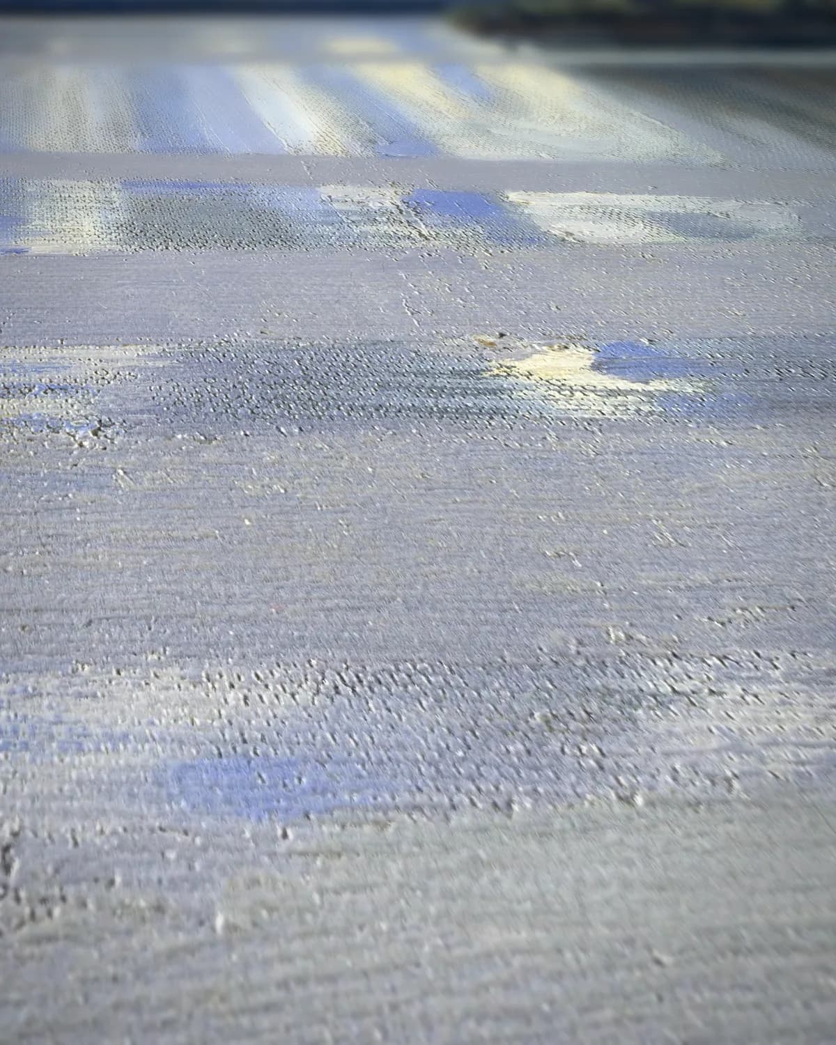 Het meer Keitele (1905) op geweven fluweel, uitsnede 2 van 3
