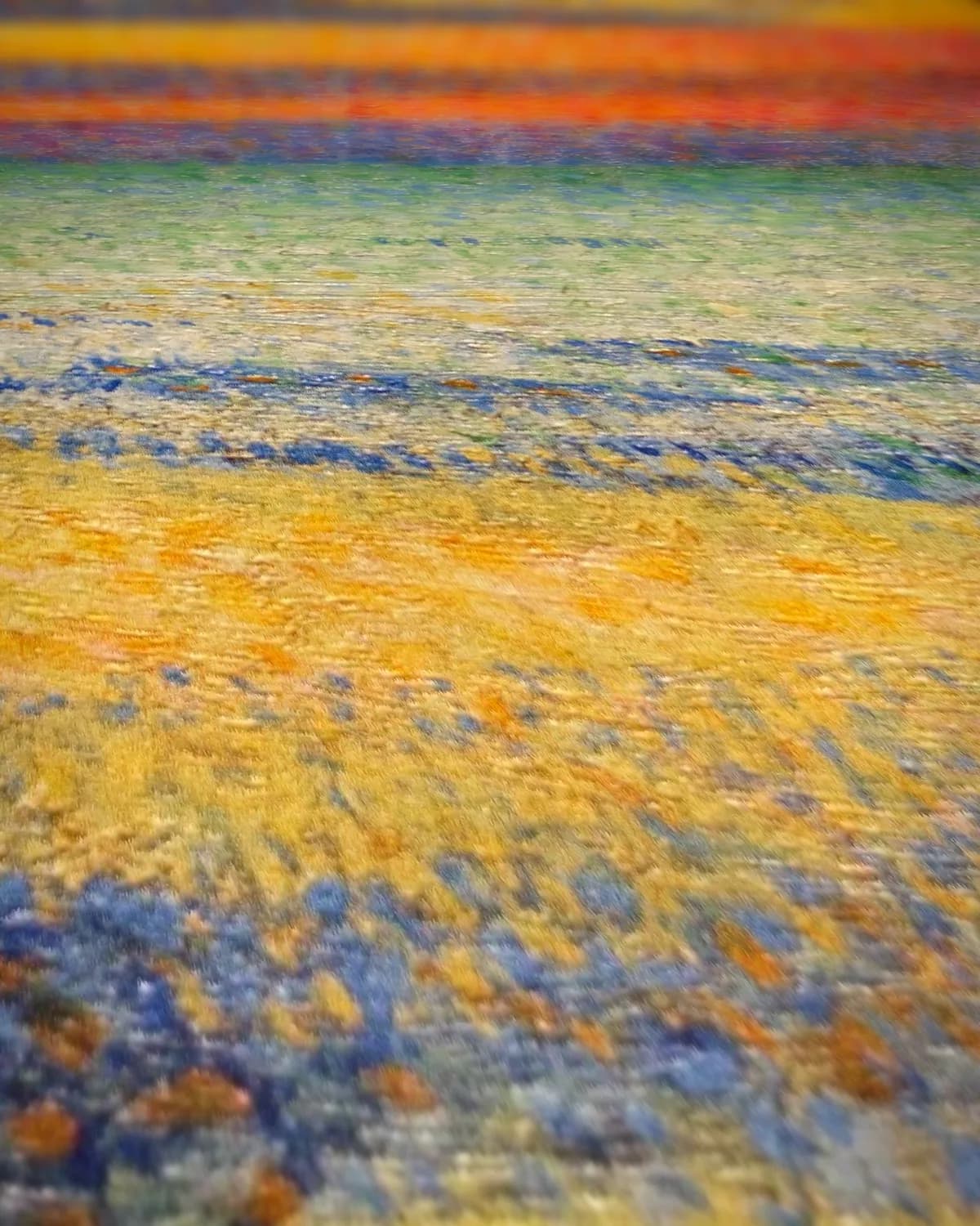 Het strand van Heist op geweven fluweel, uitsnede 2 van 3