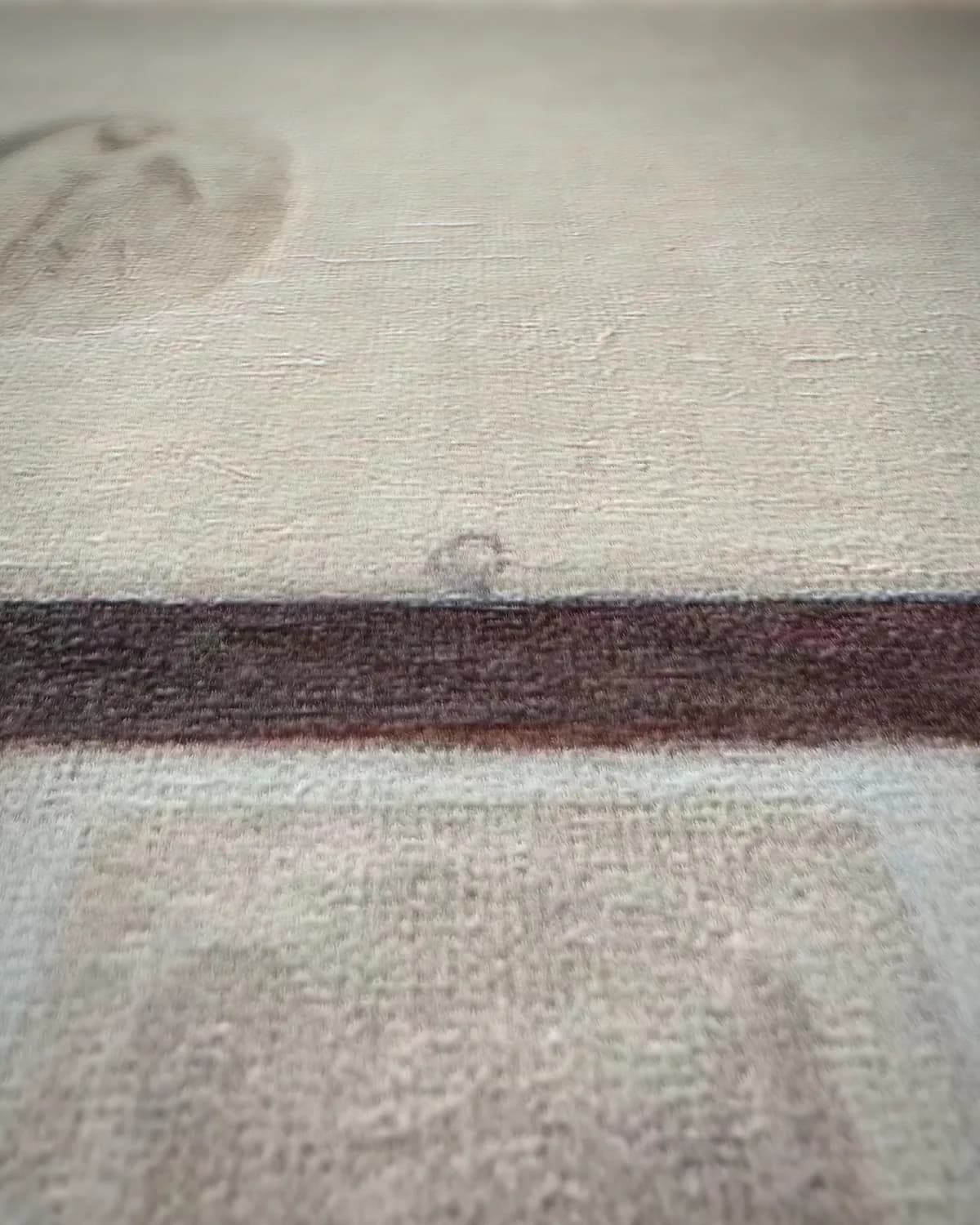 Interieur met een lezende jonge man op geweven fluweel, uitsnede 1 van 3