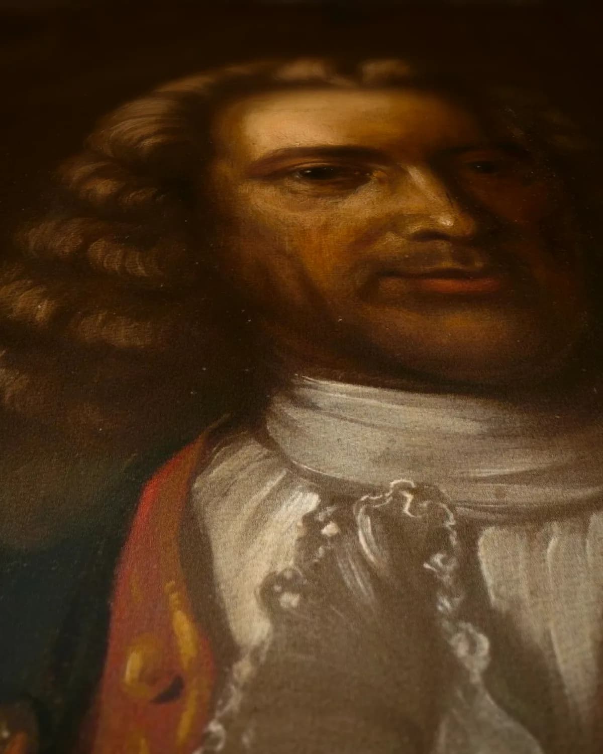 Jacob Mossel (1750-1761) op geweven fluweel, uitsnede 3 van 3