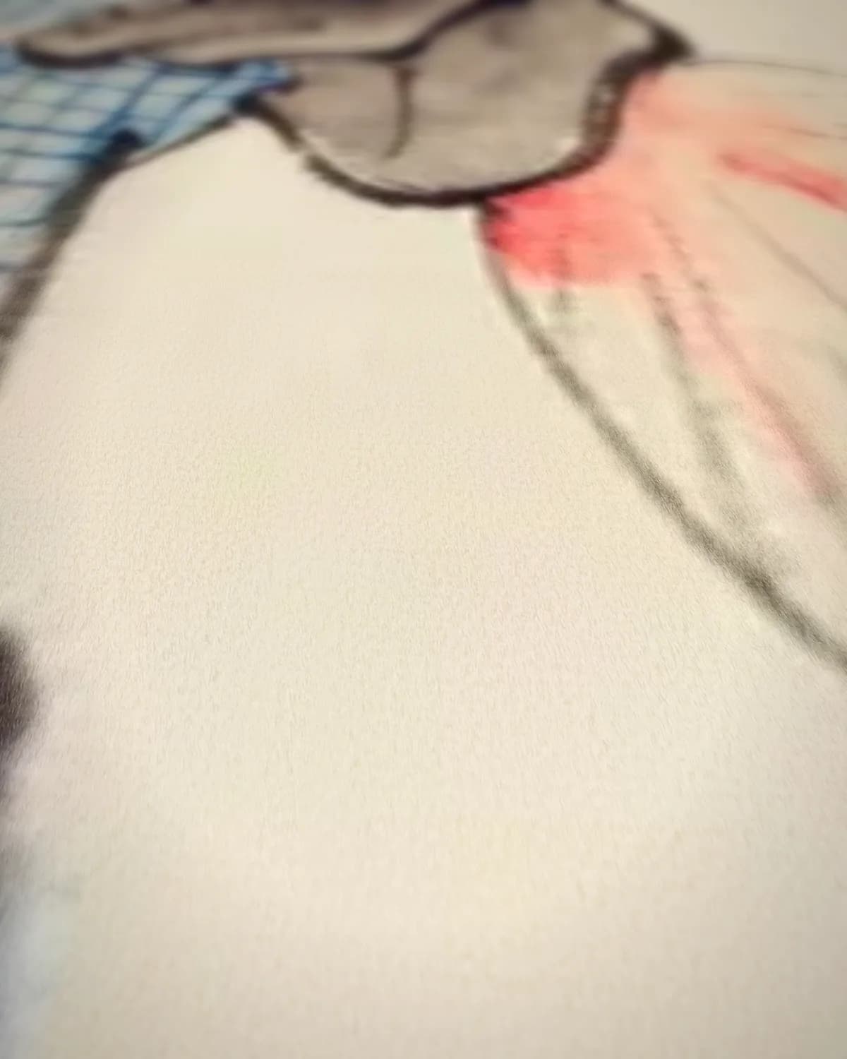 Kimono met ruitontwerp op geweven fluweel, uitsnede 1 van 3