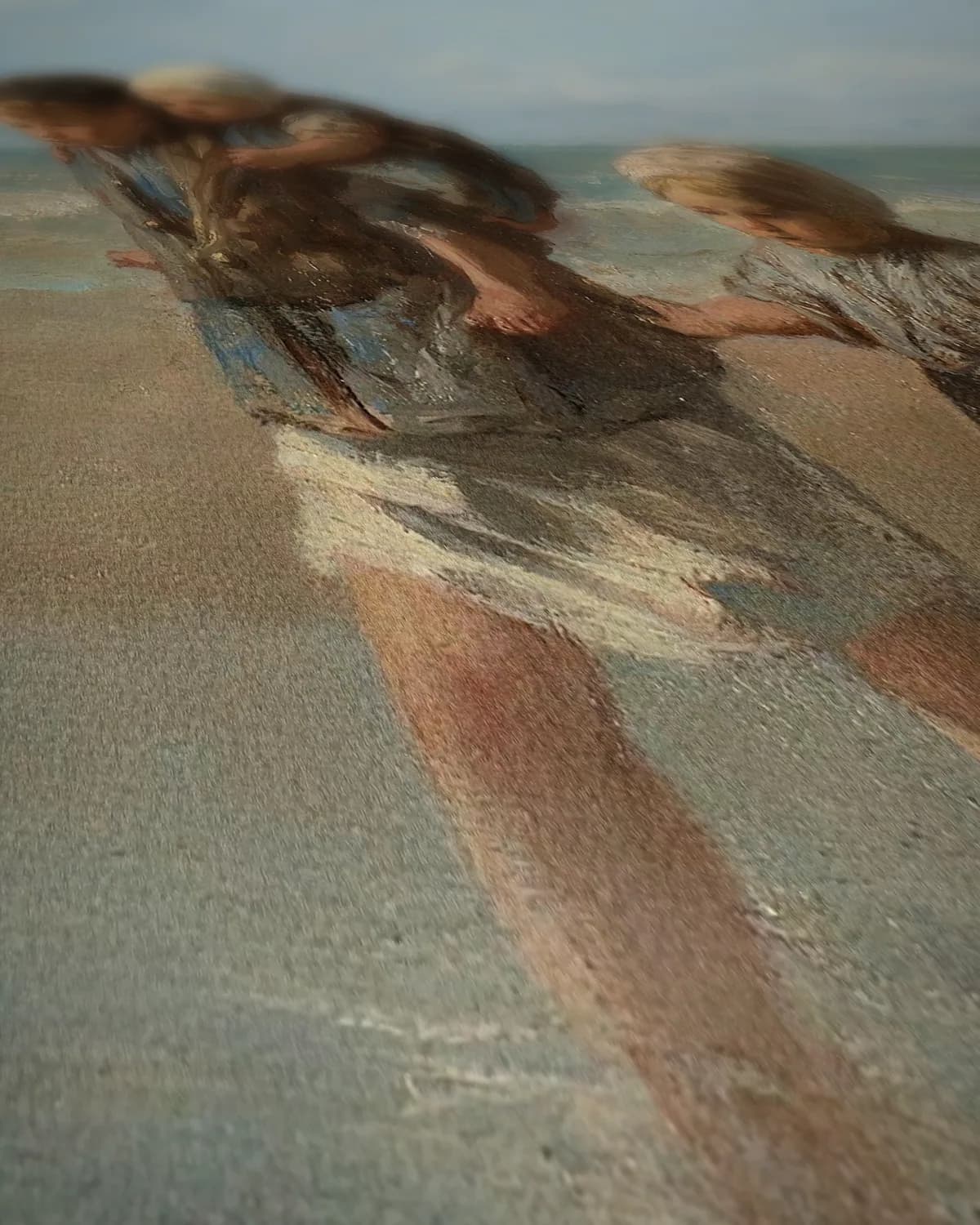 Kinderen der zee op geweven fluweel, uitsnede 2 van 3