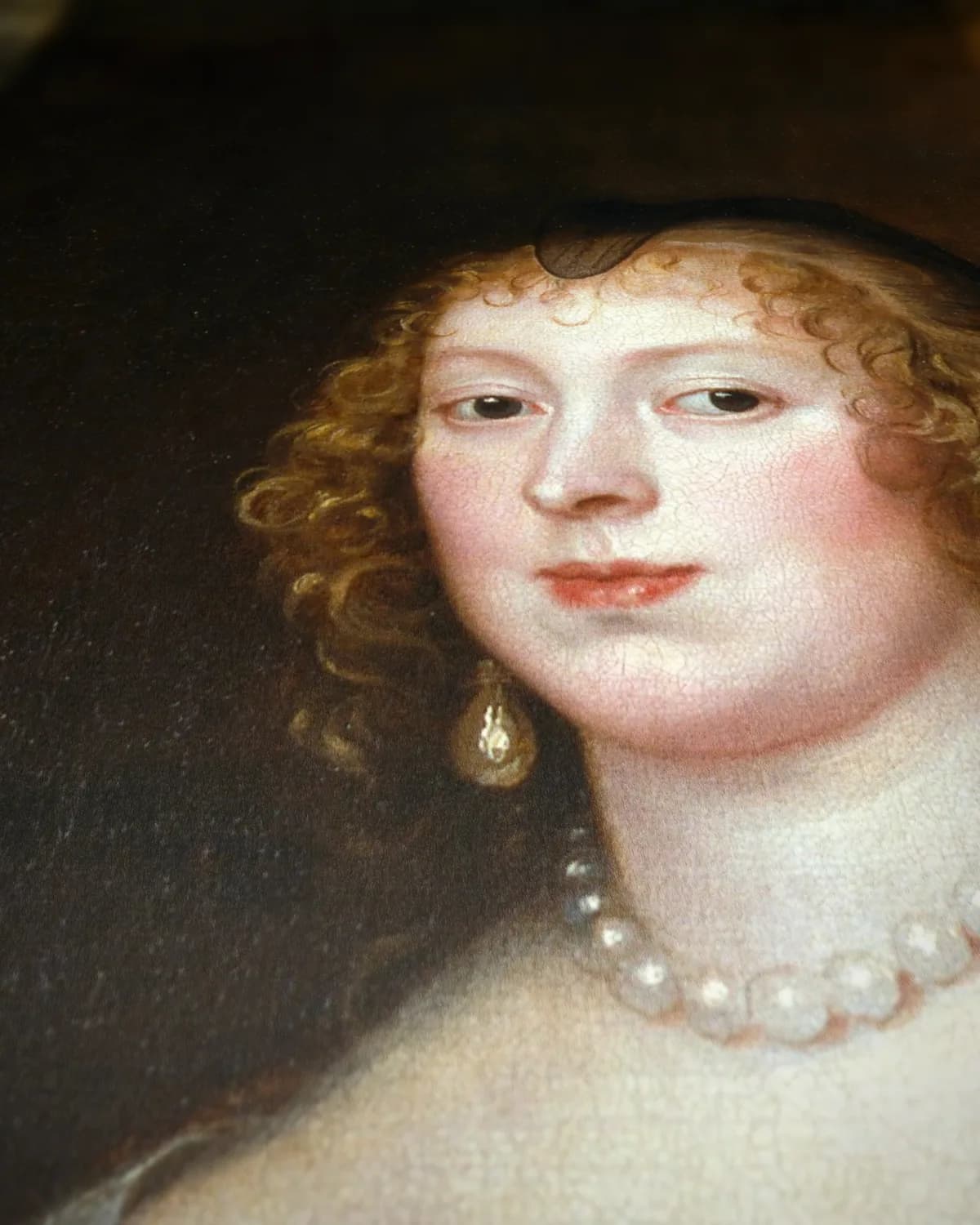 Lady Dacre op geweven fluweel, uitsnede 3 van 3