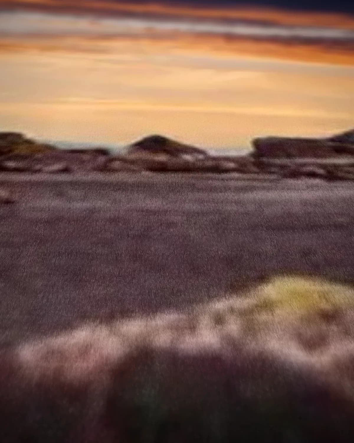 Landschap in IJsland op geweven fluweel, uitsnede 1 van 3