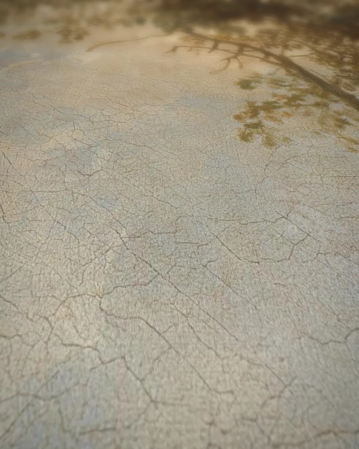 Landschap met herders en vee op geweven fluweel, uitsnede 1 van 3