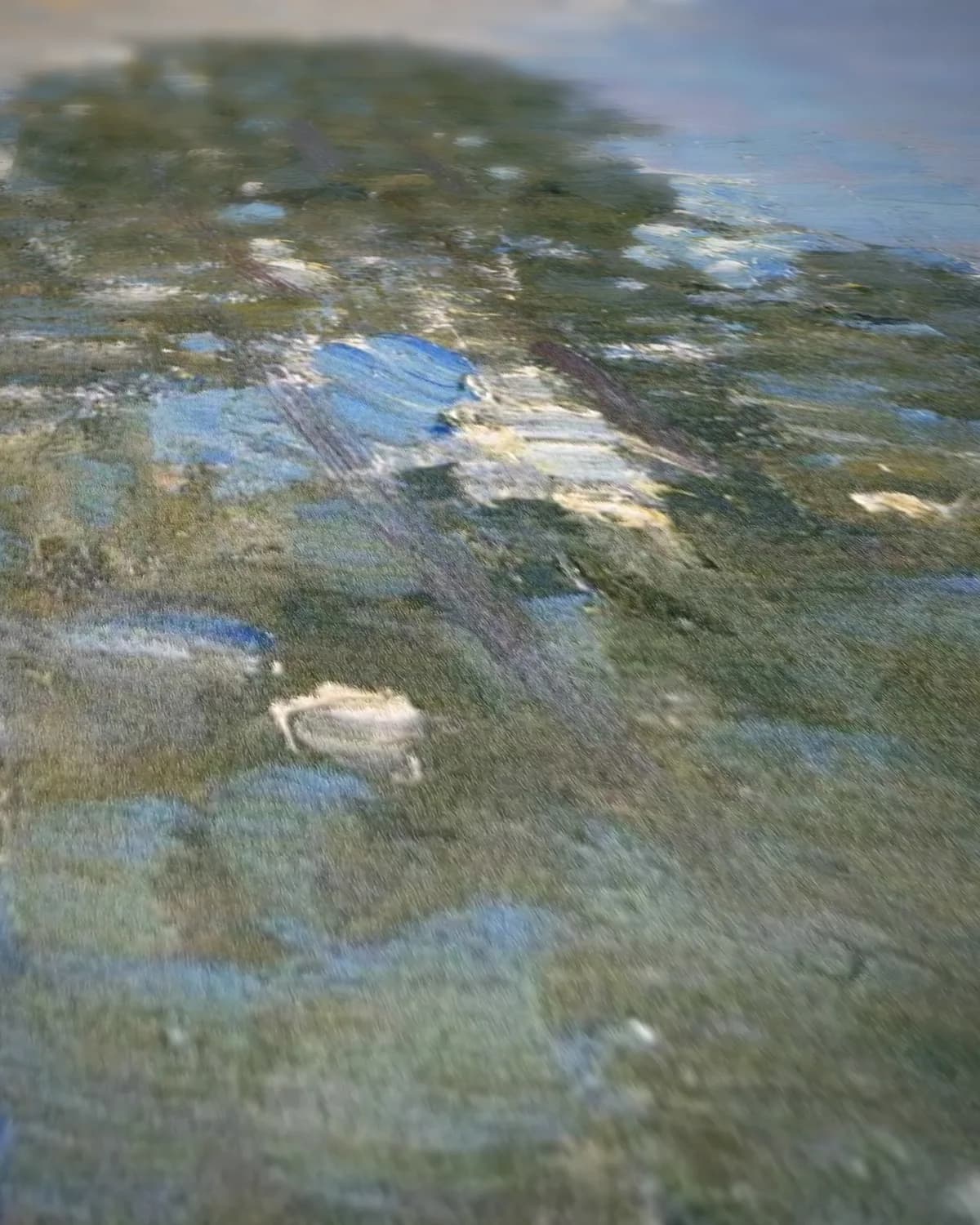 Landweg op geweven fluweel, uitsnede 2 van 3