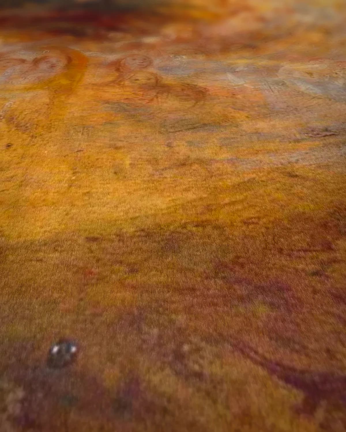 Licht en kleur: de ochtend na de zondvloed op geweven fluweel, uitsnede 1 van 3