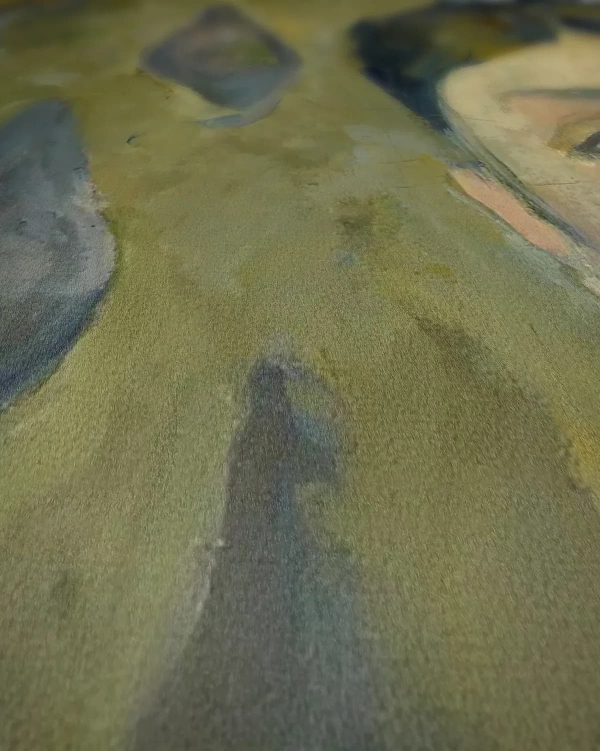 Madame Cézanne in het blauw op geweven fluweel, uitsnede 1 van 3