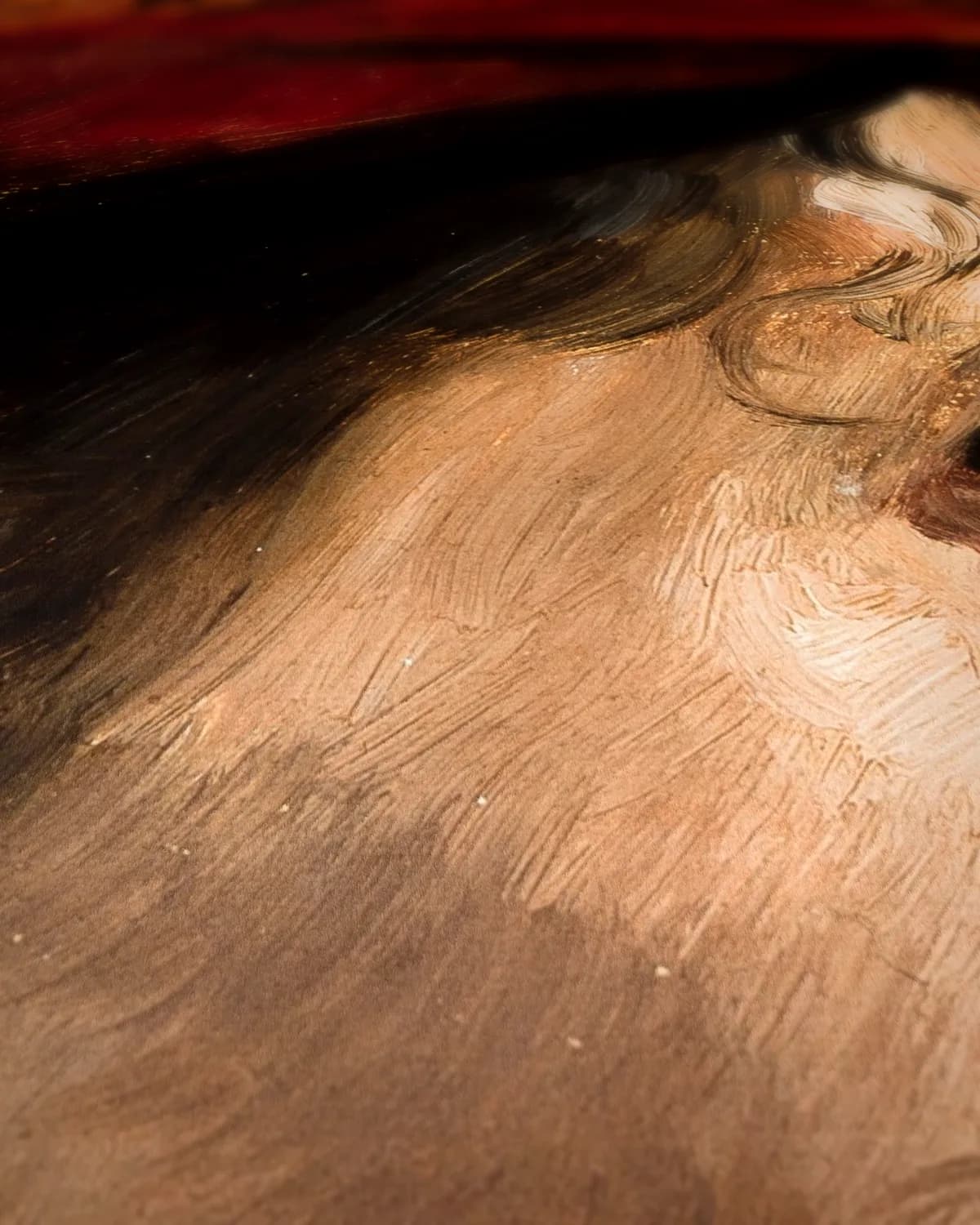 Marianne Stokes op geweven fluweel, uitsnede 3 van 3