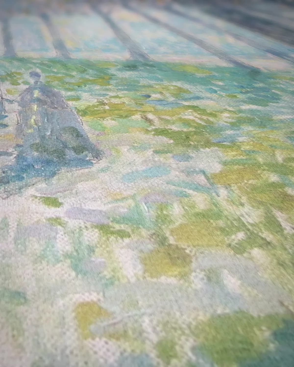Mist in de Midi op geweven fluweel, uitsnede 2 van 3