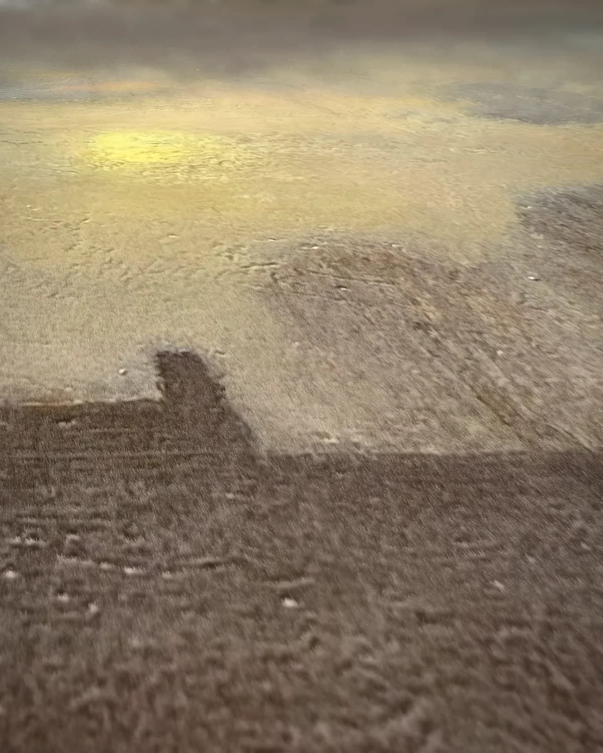Nachtelijk landschap op geweven fluweel, uitsnede 2 van 3