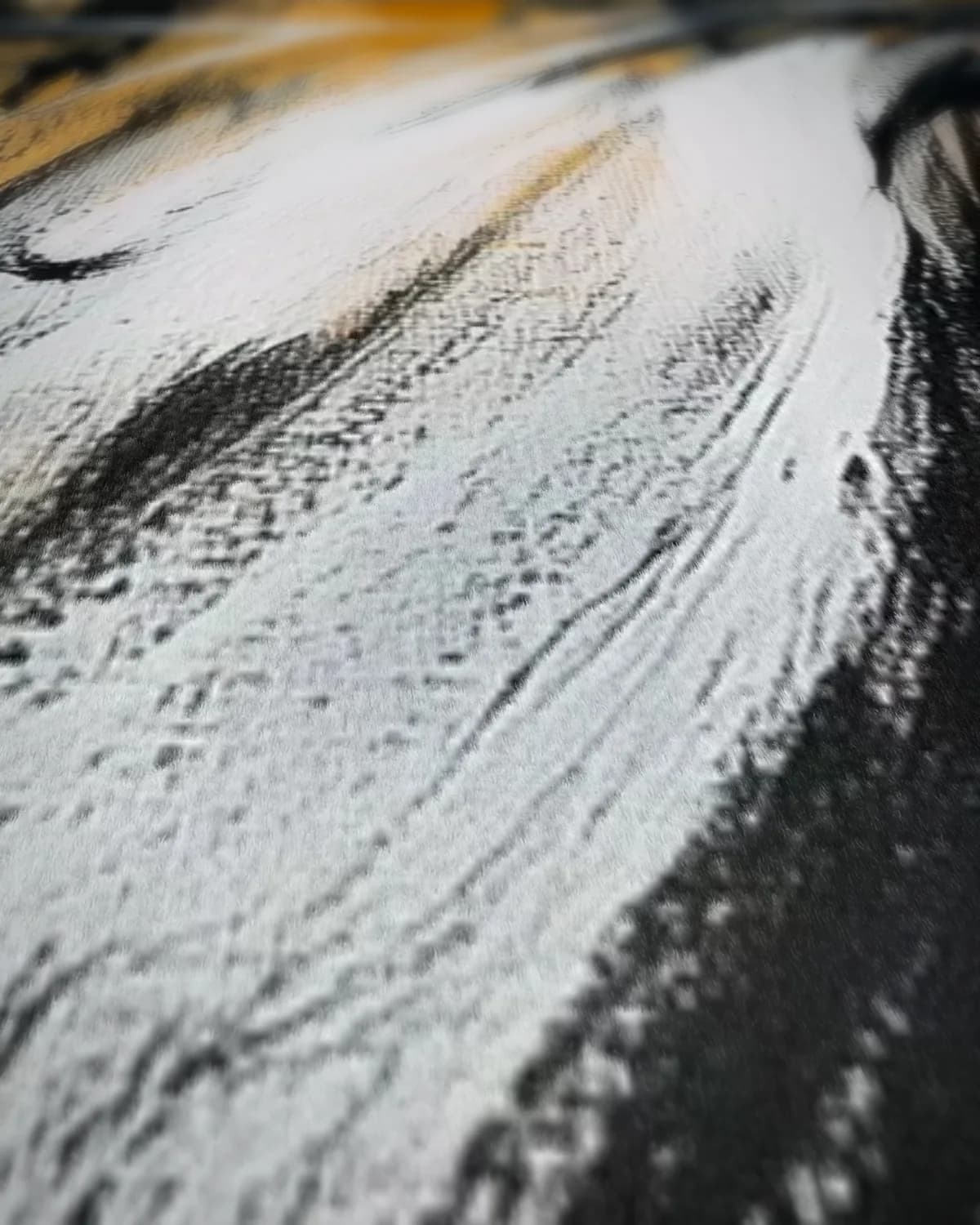 Parijs in geel op geweven fluweel, uitsnede 1 van 3