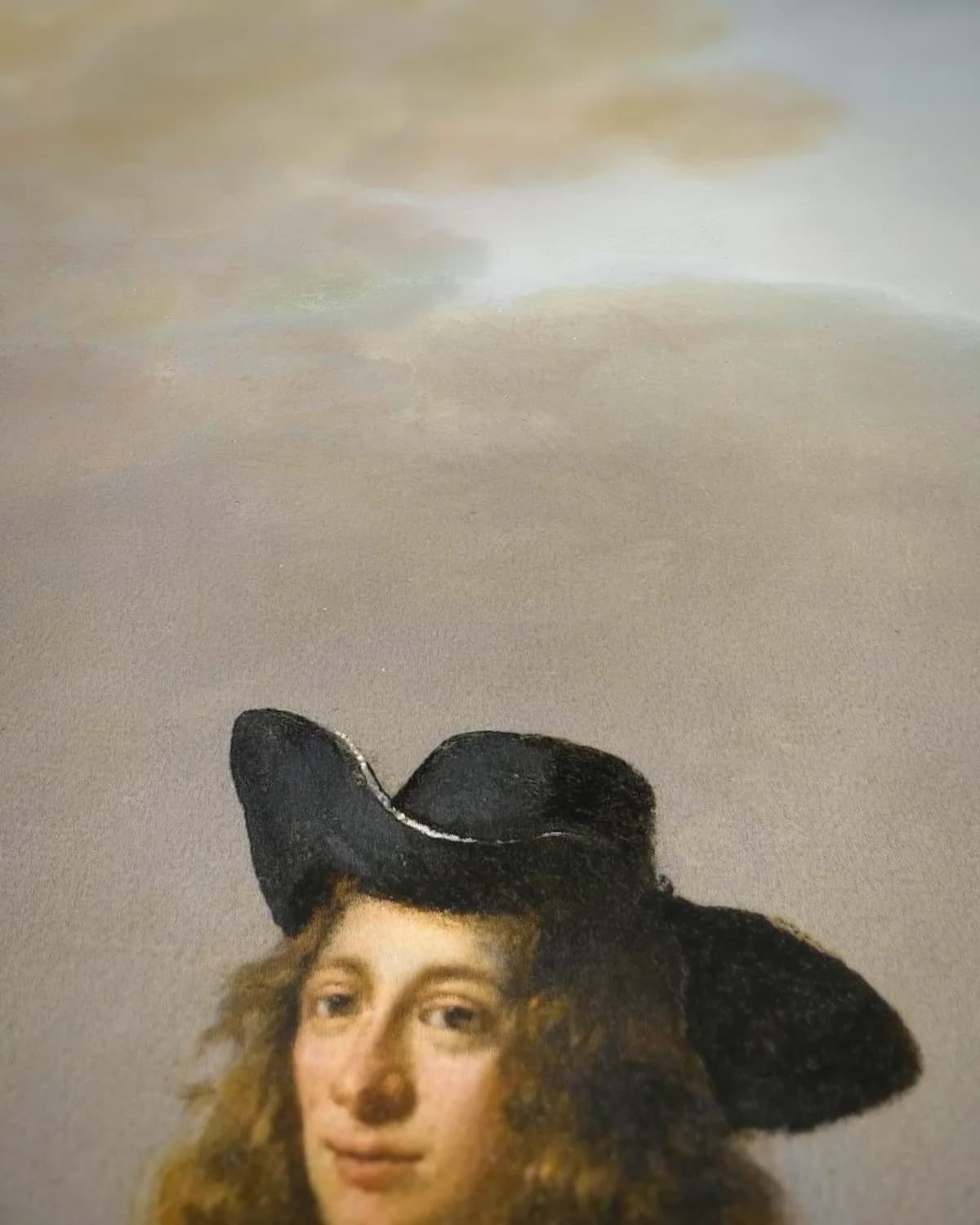 Pieter Schout te paard op geweven fluweel, uitsnede 3 van 3