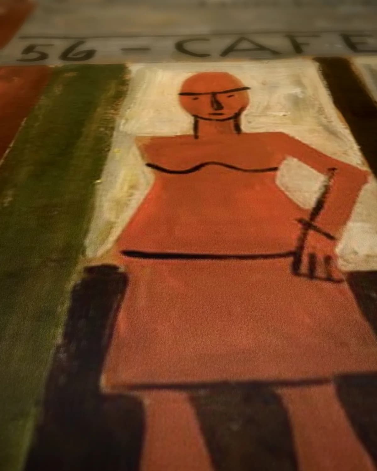 Pintura (1928) op geweven fluweel, uitsnede 3 van 3
