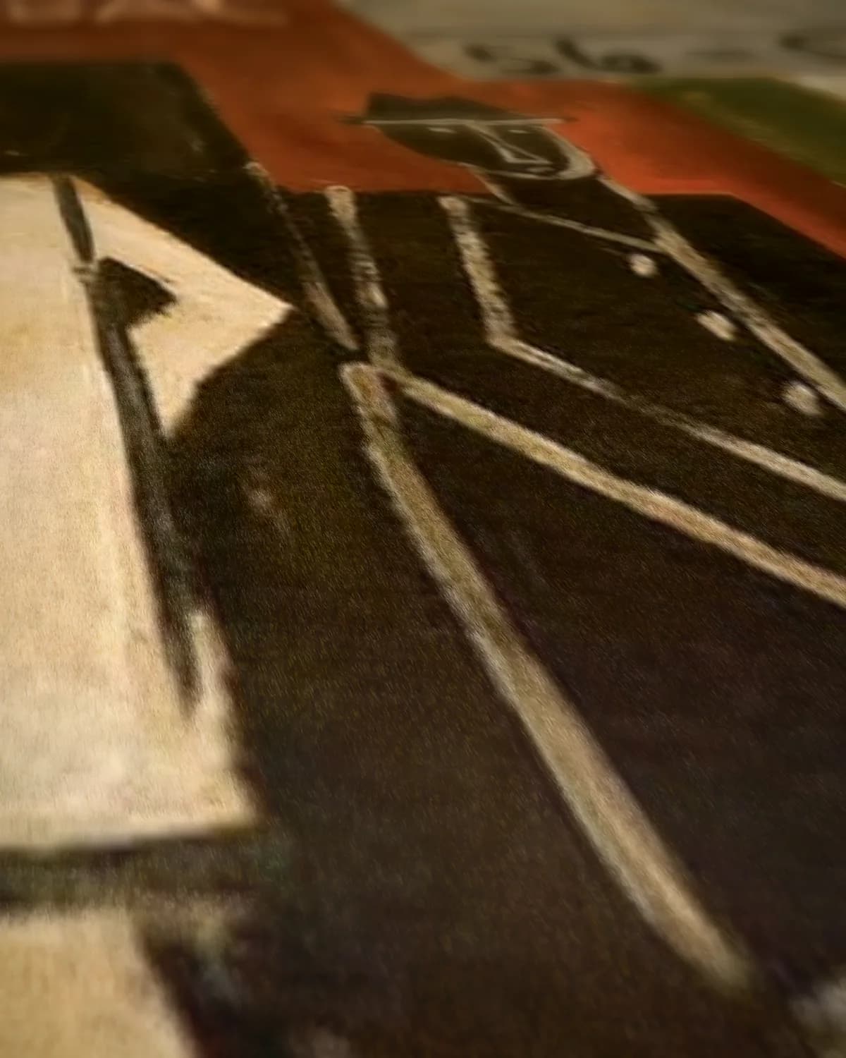 Pintura (1928) op geweven fluweel, uitsnede 2 van 3