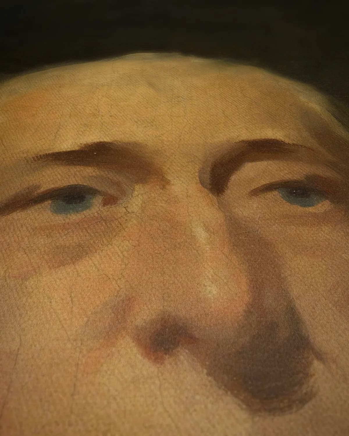 Portret van Alexander Edgar op geweven fluweel, uitsnede 3 van 3