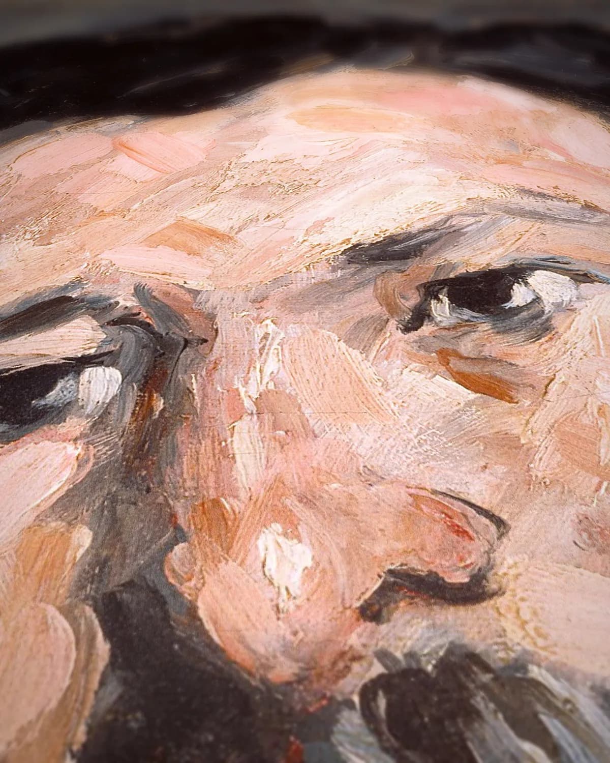 Portret van Antony Valabrègue op geweven fluweel, uitsnede 3 van 3