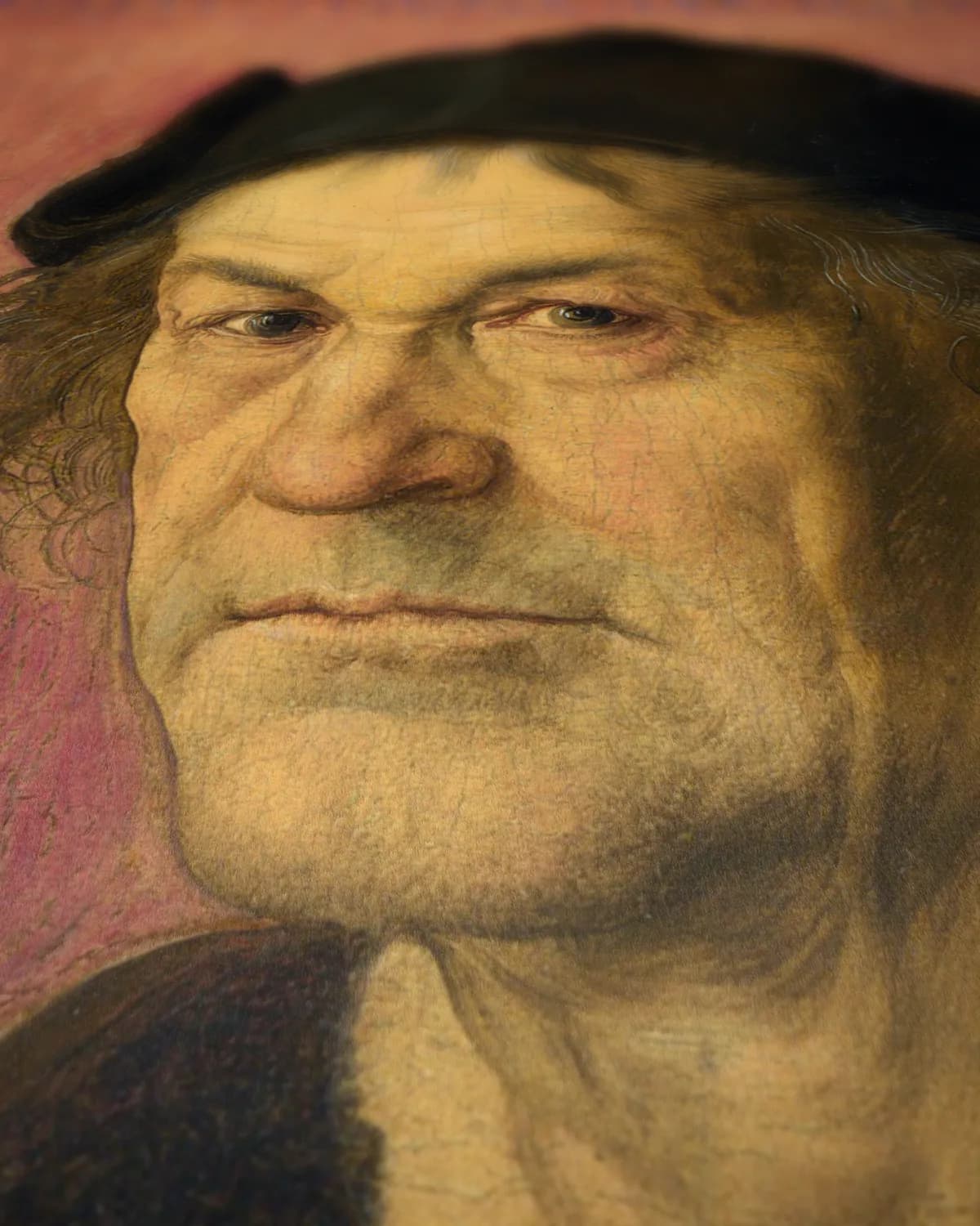 Portret van Dürers vader op geweven fluweel, uitsnede 3 van 3