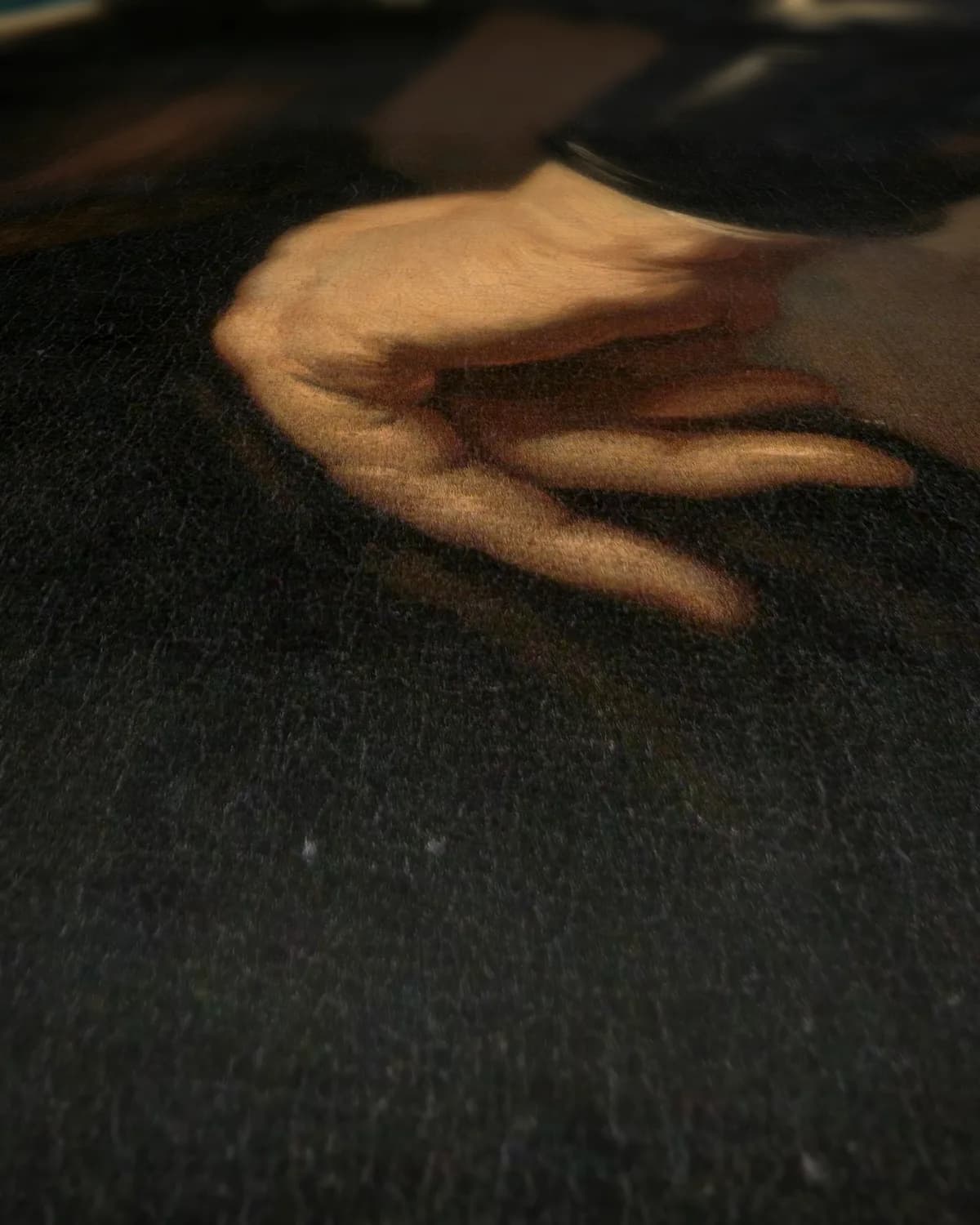 Portret van een admiraal, vermoedelijk Adriaen Banckert op geweven fluweel, uitsnede 1 van 3