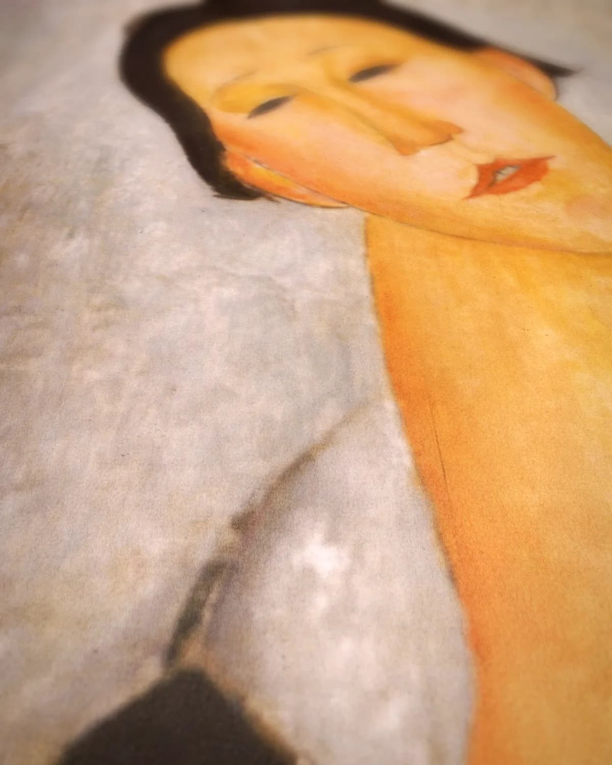 Portret van een Poolse vrouw op geweven fluweel, uitsnede 3 van 3