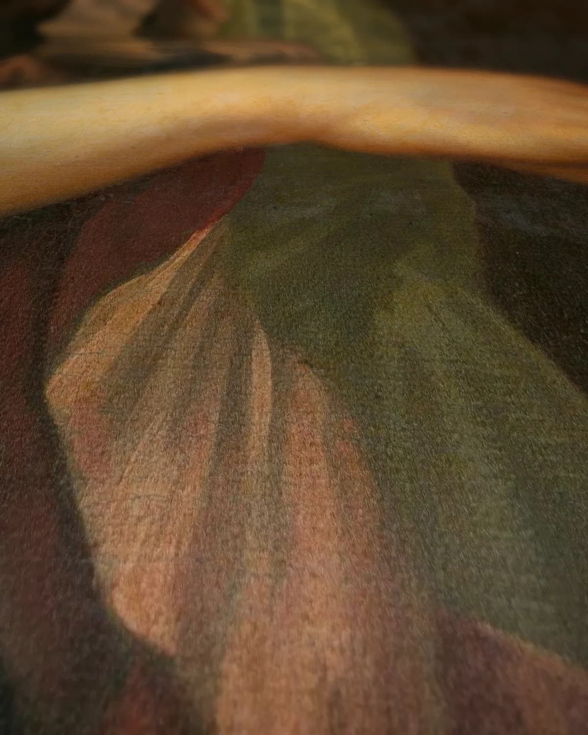 Portret van Petronella Kettingh (1632-1707) op geweven fluweel, uitsnede 1 van 3