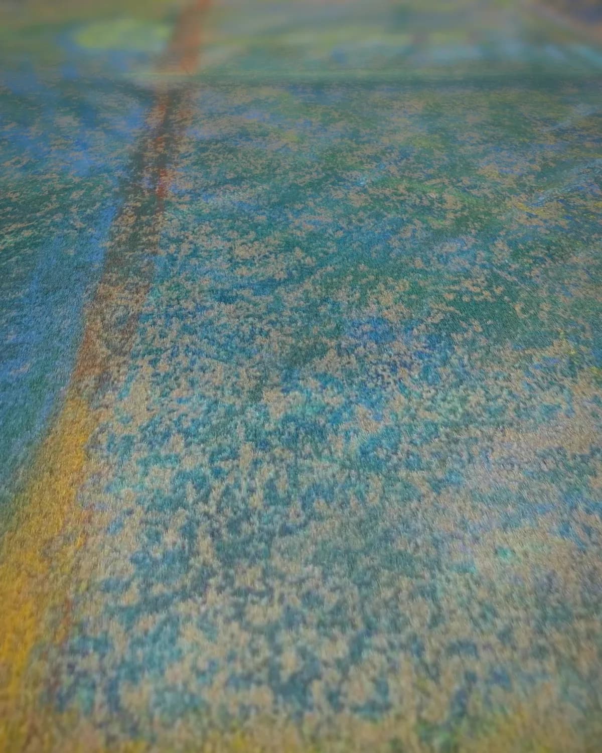 Portret van Toulouse-Lautrec op geweven fluweel, uitsnede 1 van 3