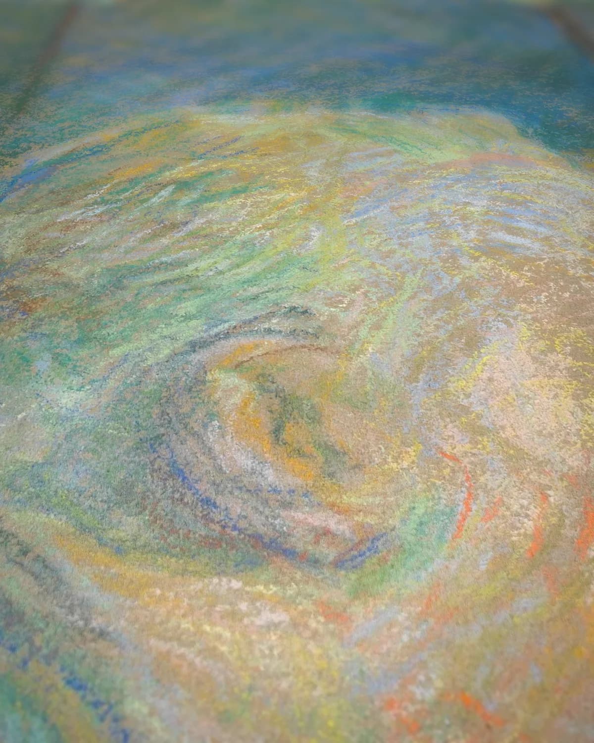 Portret van Toulouse-Lautrec op geweven fluweel, uitsnede 3 van 3