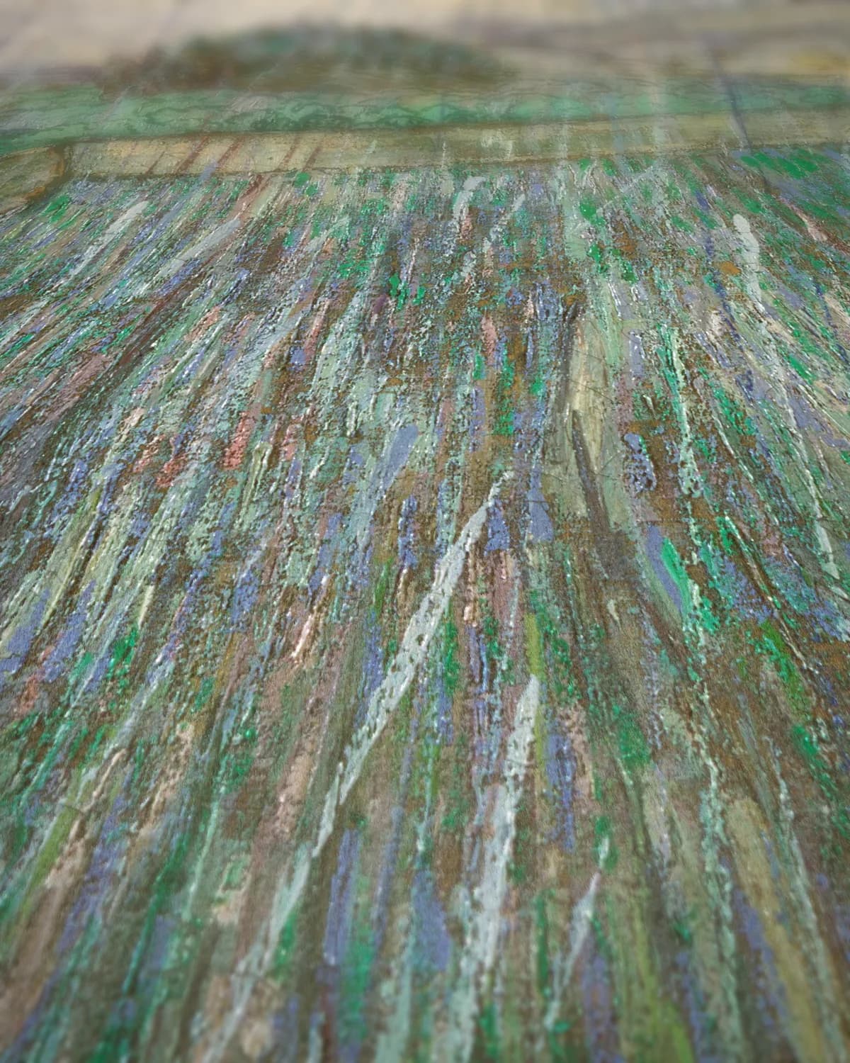 Regen op geweven fluweel, uitsnede 3 van 3