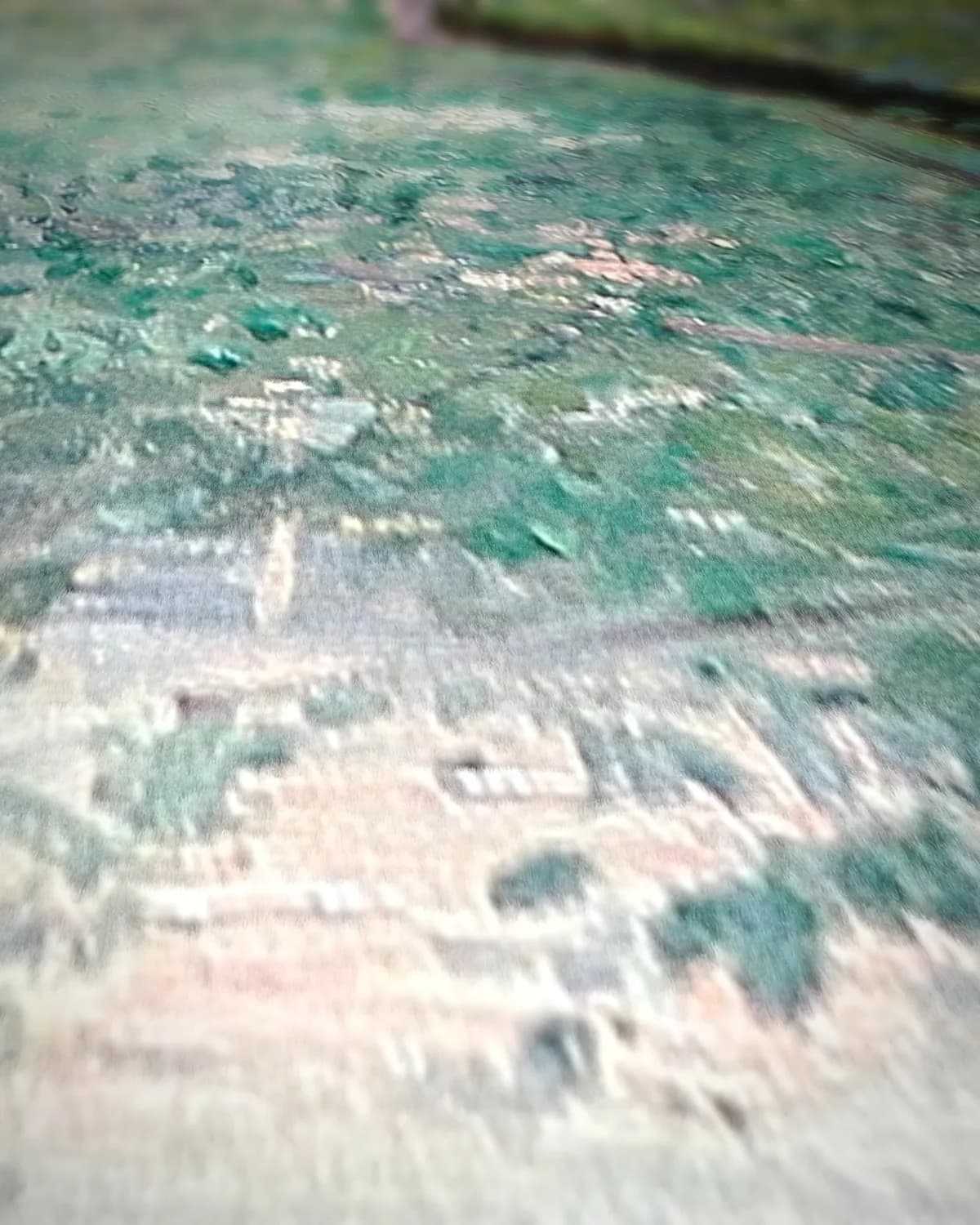 Roeiers op de Yerres op geweven fluweel, uitsnede 1 van 3