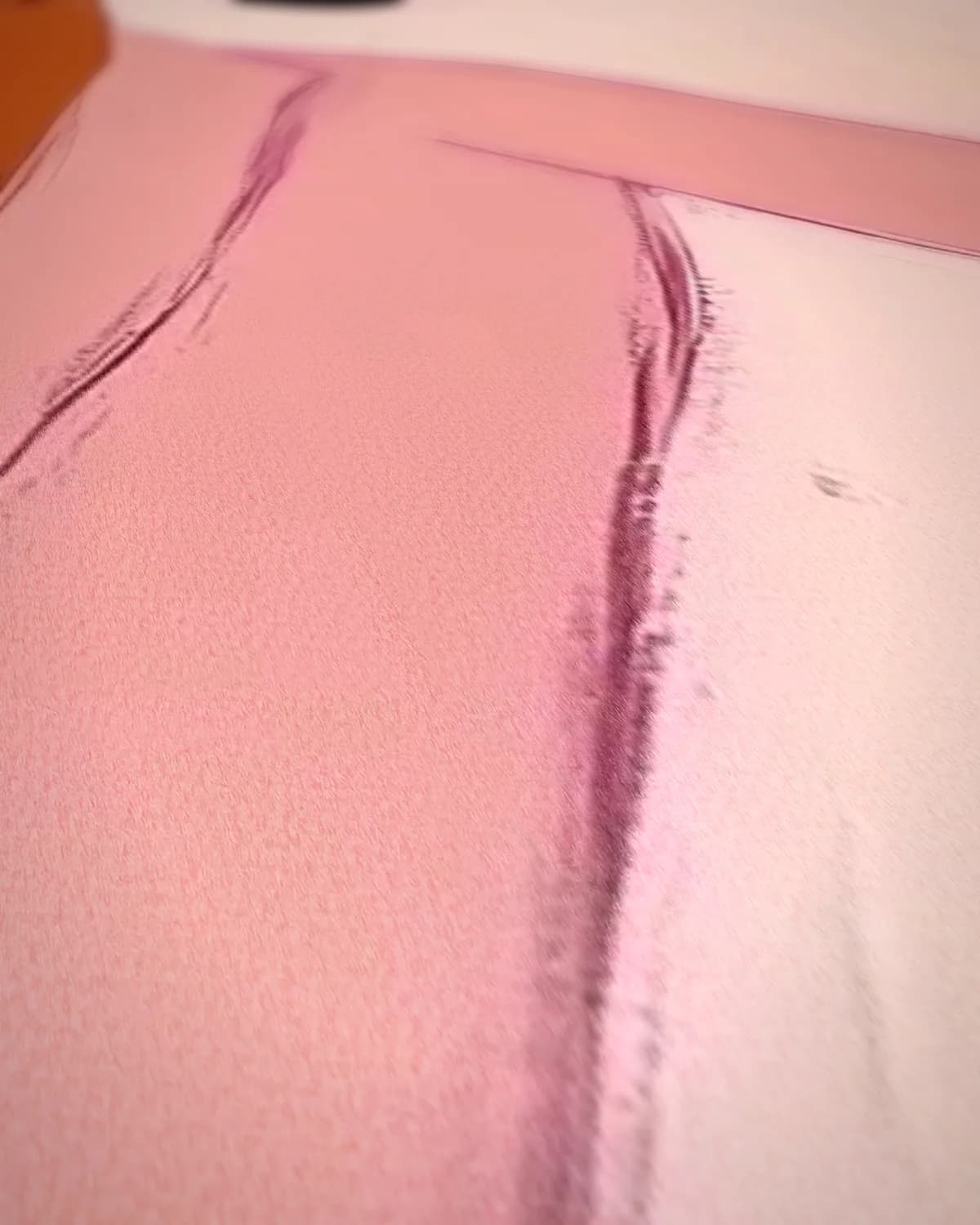 Roze pak op geweven fluweel, uitsnede 2 van 3