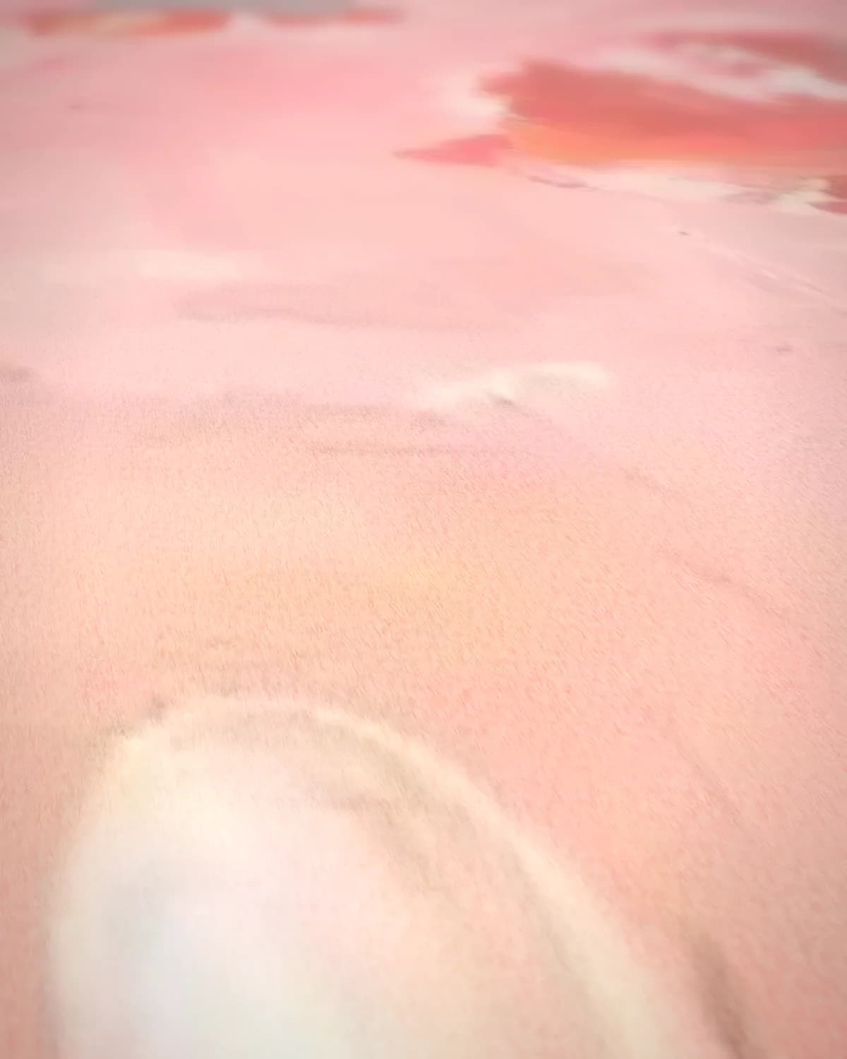 Roze Surfer op geweven fluweel, uitsnede 2 van 3