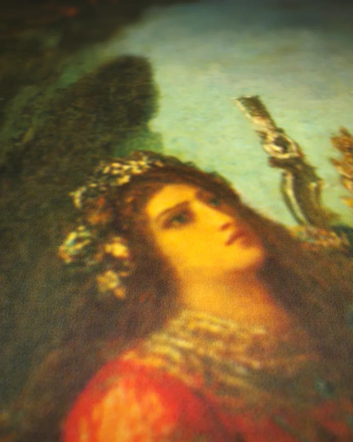 Sappho op geweven fluweel, uitsnede 3 van 3