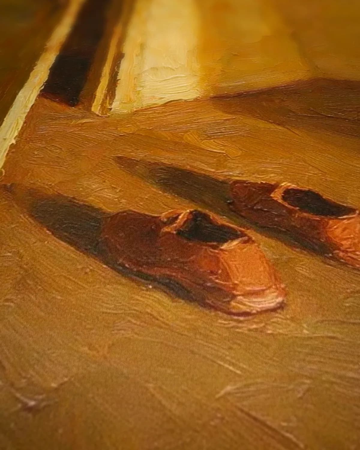 Schoenen bij de deur op geweven fluweel, uitsnede 3 van 3