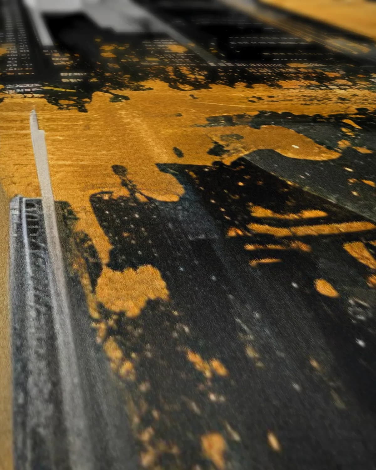 Stadslicht op geweven fluweel, uitsnede 2 van 3