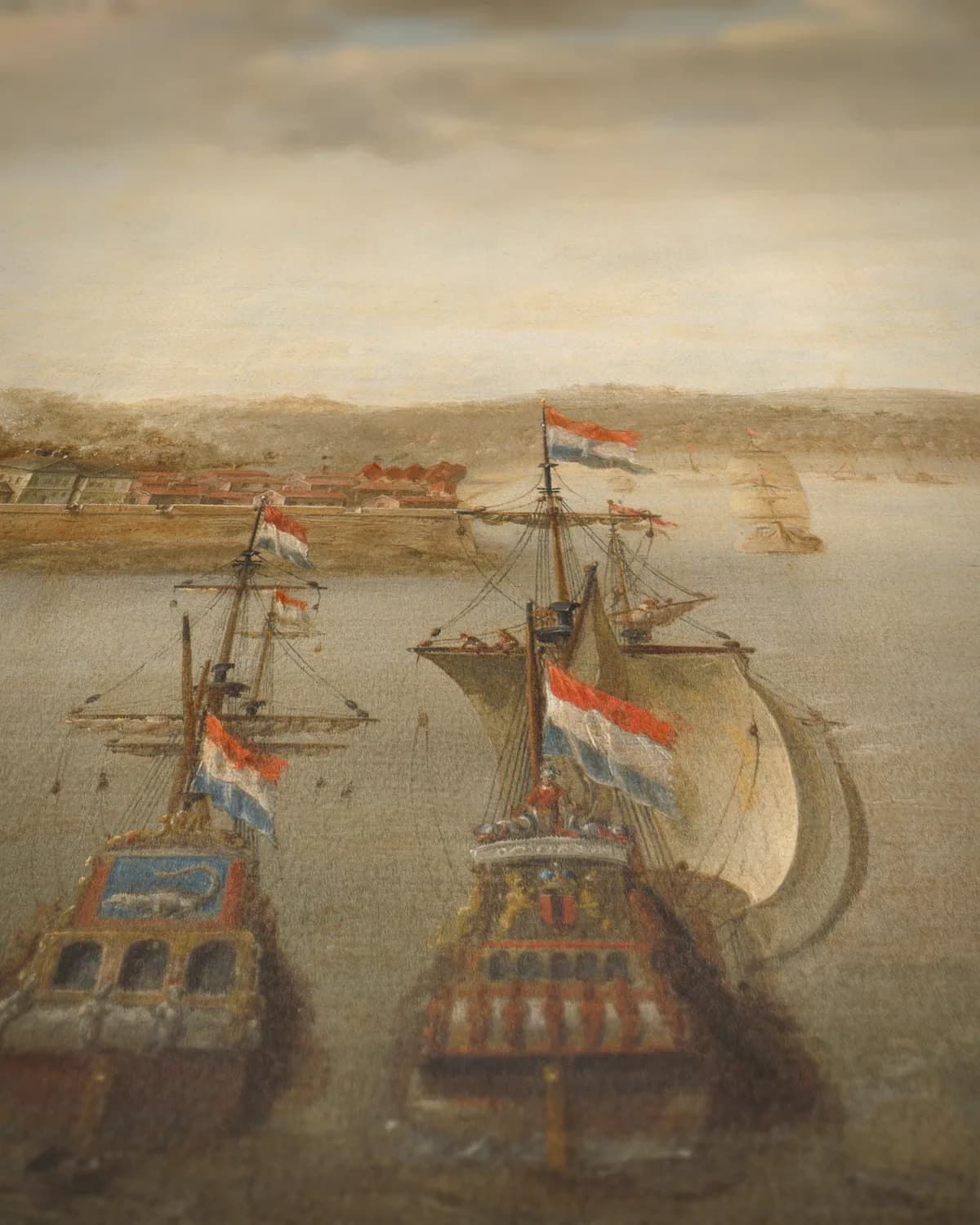 VOC-vestigingen op geweven fluweel, uitsnede 3 van 3